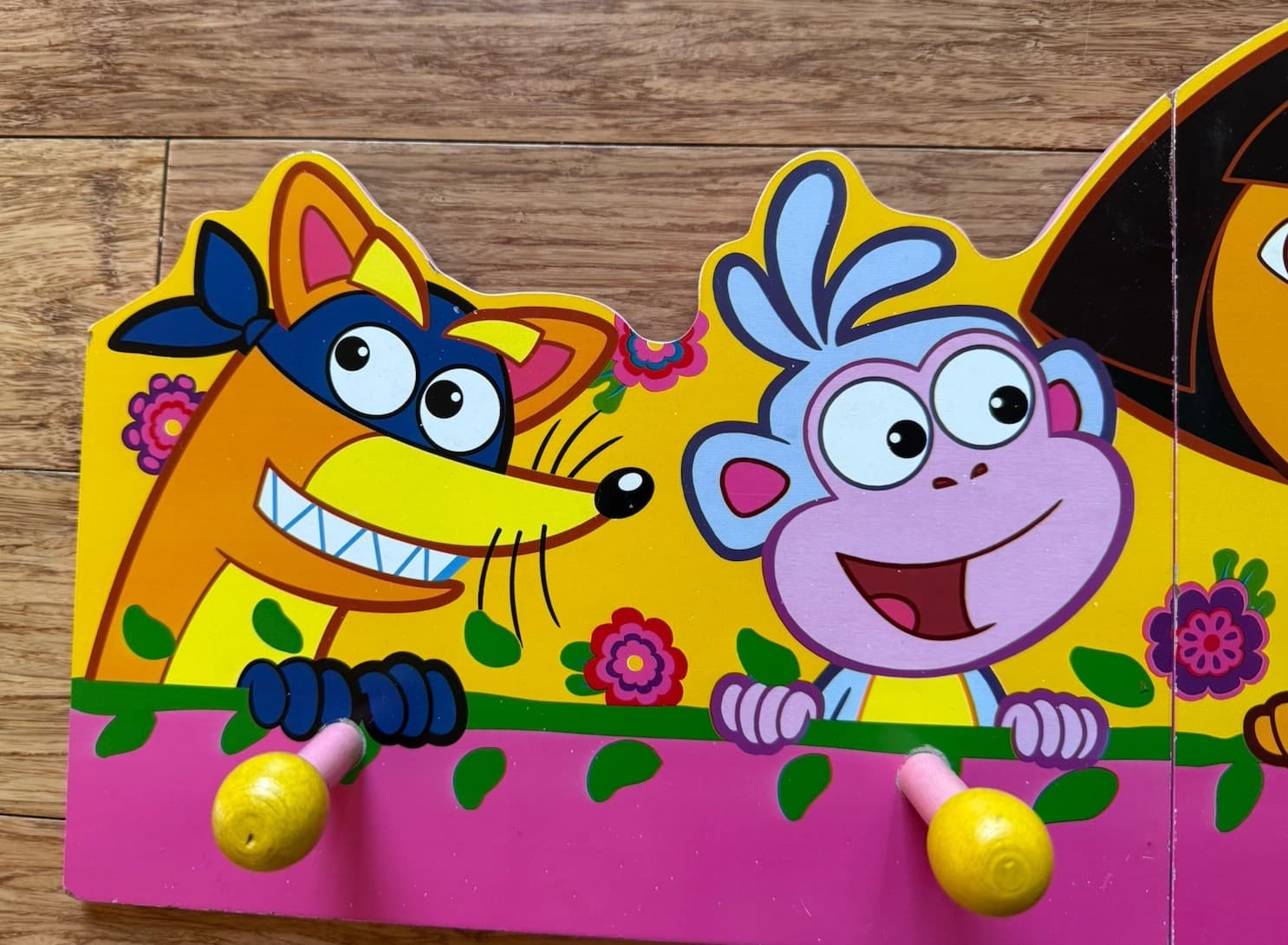 Vintage Dora the Explorer - Diego - Coat Rack Shelf - 2004 - Nick Jr - HTF 5