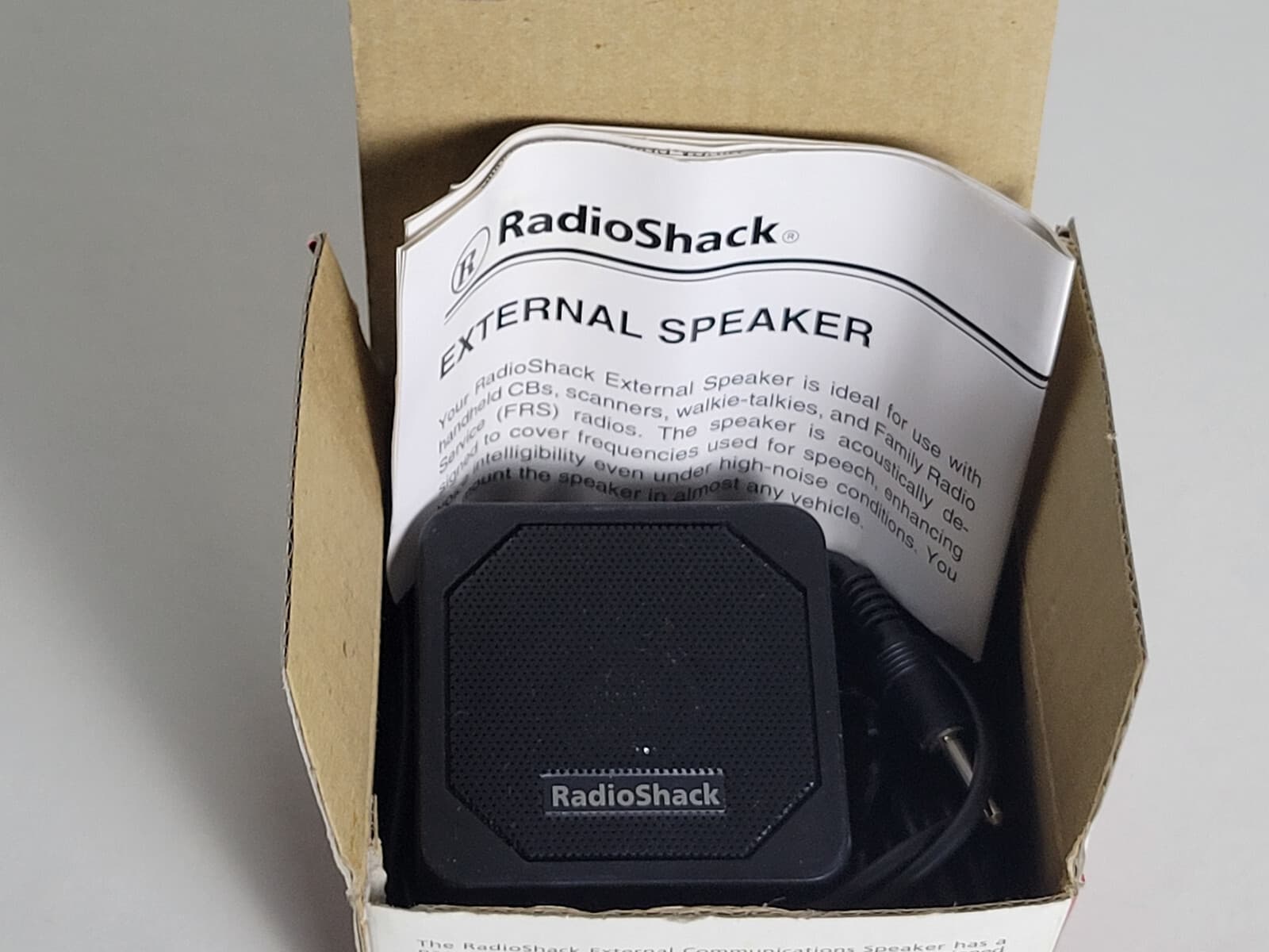 Radioshack Communications External Speaker (19-318) Mobile mount CBs, Scanners 6