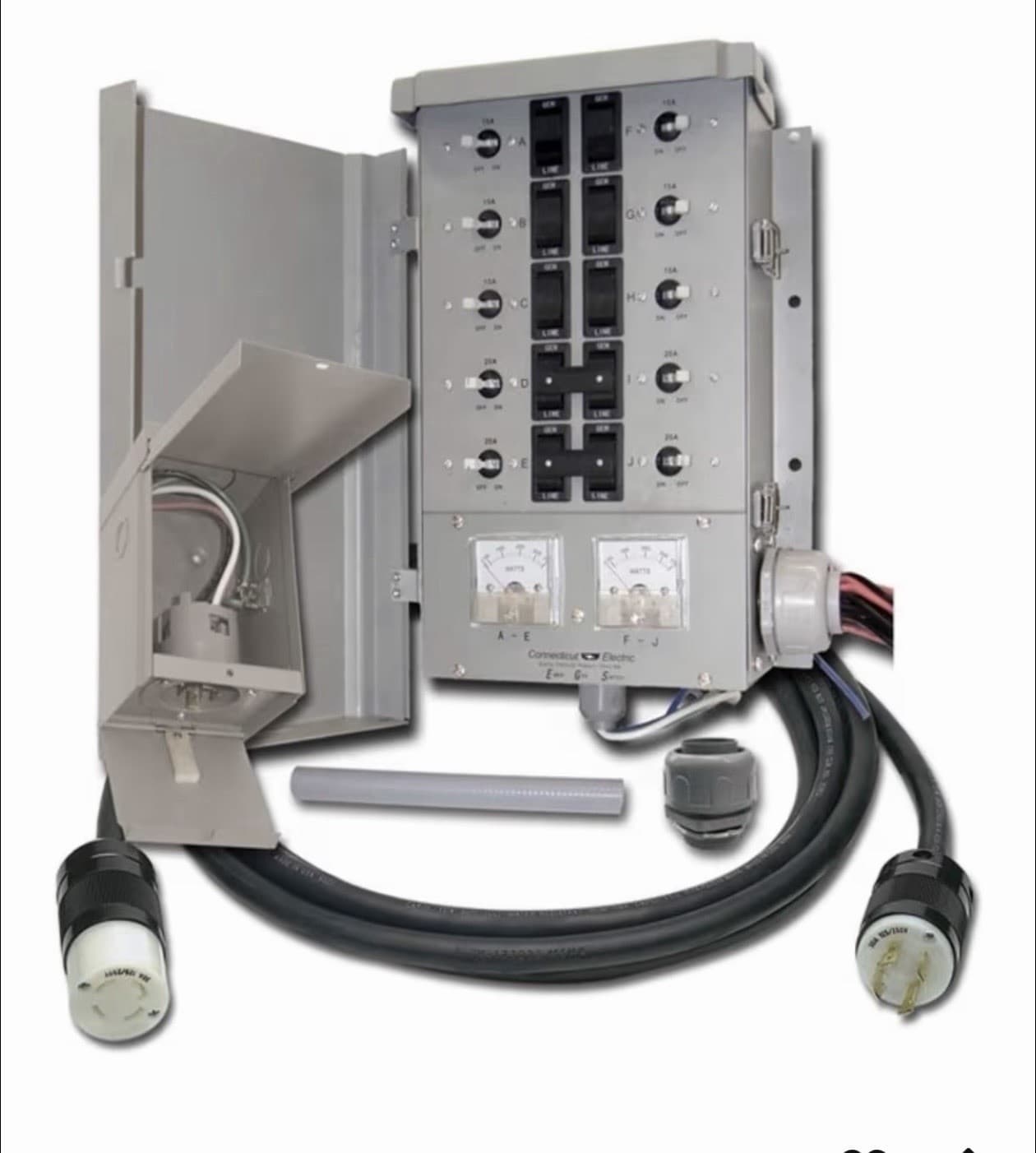 Connecticut Electric EmerGen Transfer Switch Kit 30A , 10 Circuit, For Generator