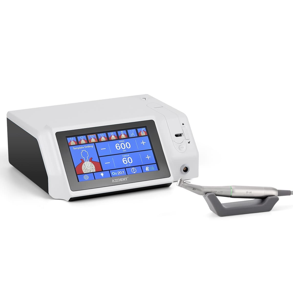 AZDENT Dental Implant Motor Surgical System LED Touch Screen with Contra Angle 5