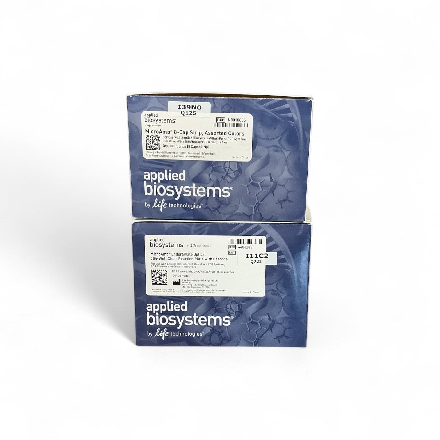 Applied Biosystems MicroAmp 8-Cap Strips & EnduraPlate Reaction Plates Lot (New