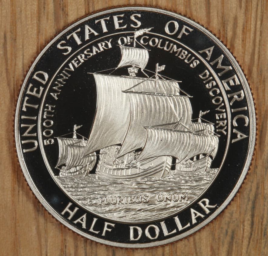 1992 S Columbus Quincentenary Commemorative Half Dollar 50¢ - Proof 3
