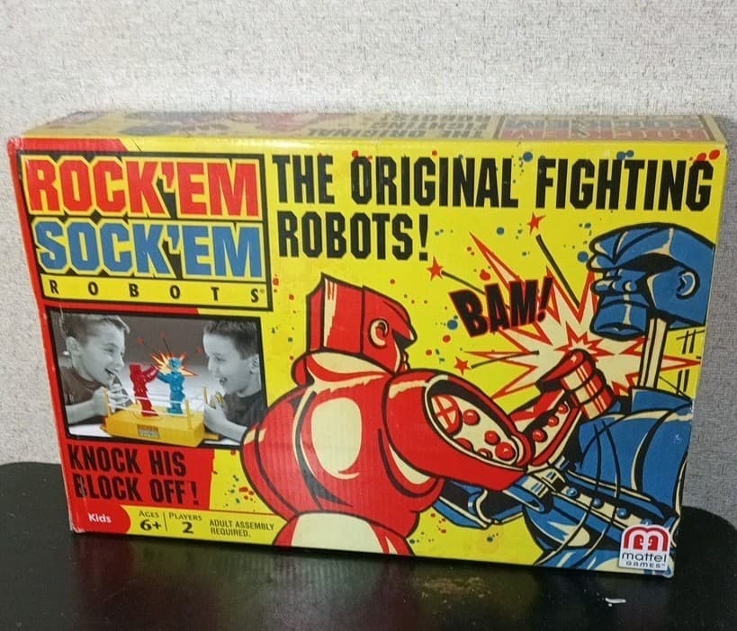 Mattel 2012 ROCK'EM SOCK'EM ROBOTS The Original Fighting Robots - New Unused  3