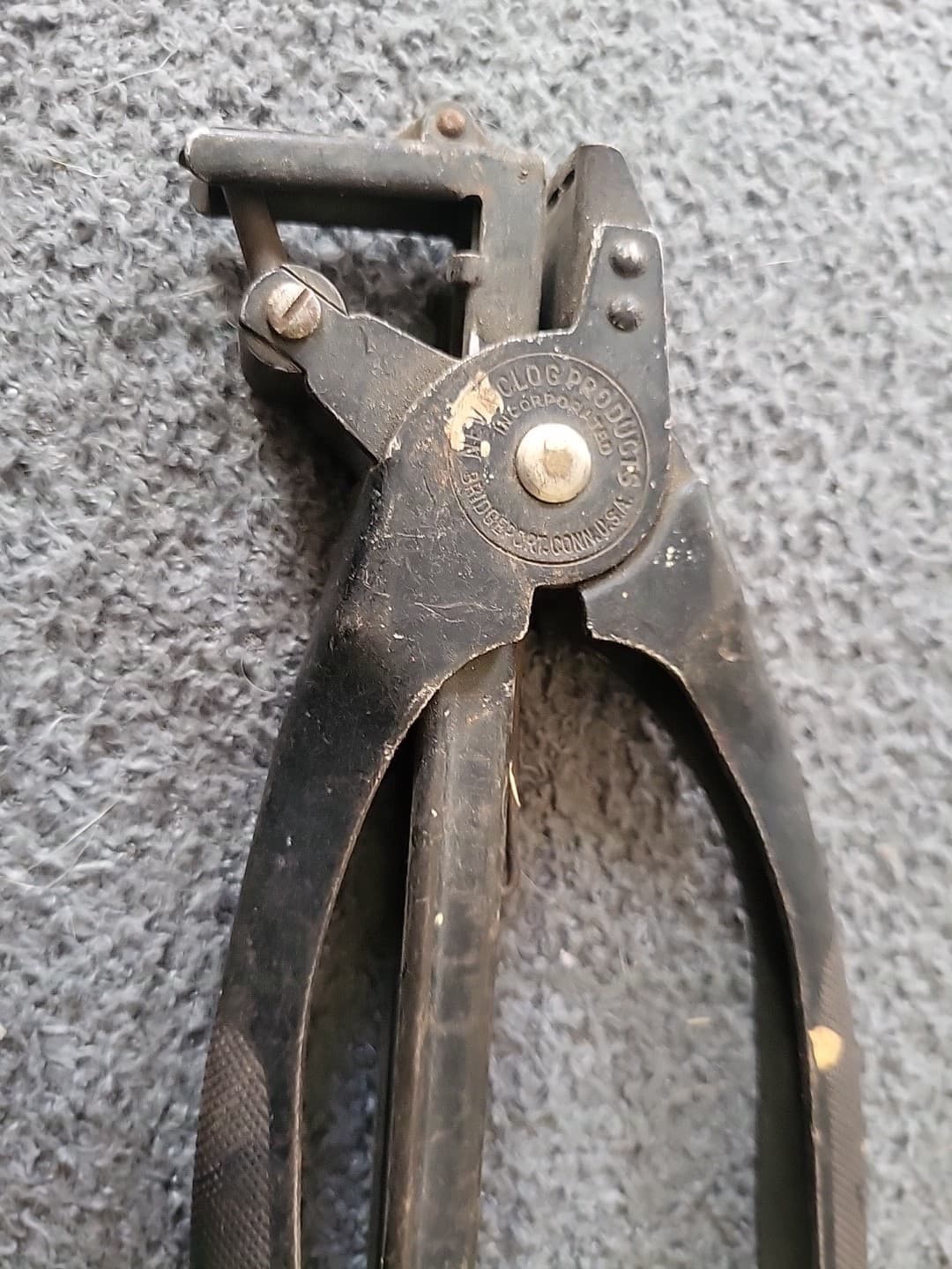 NEVA CLOG Stapling Pliers Model S-100 STAPLER Vintage USA Tool 2