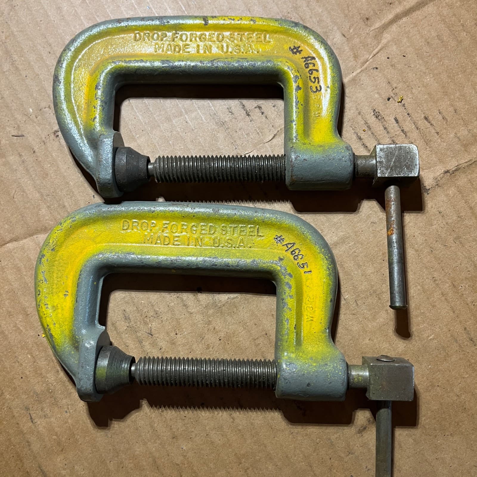 Wilton 103 C-Clamp 3" Steel Extra Heavy Duty 8750 Lb. - Set of 2 5