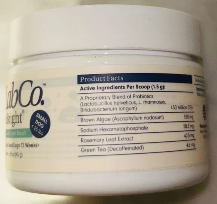 PetLab Co. ProBright - Cleaner Teeth/Fresh Breath - 30 Scoops - Small Dogs! 2