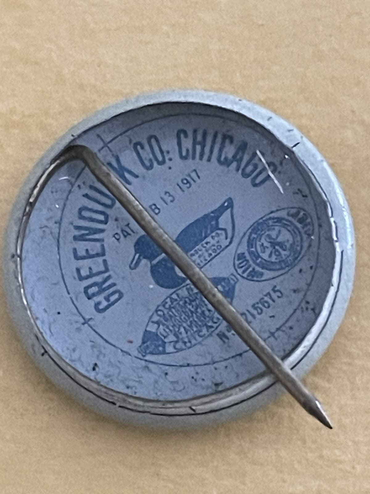 Navy “Helldiver” Pin 1931 Curtiss Shipboard Fighter 25 Greenduck Co. Chicago 6