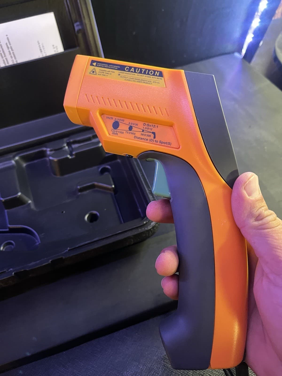 Fluke 63 IR Thermometer Mint Condition With Case And Manuals 6