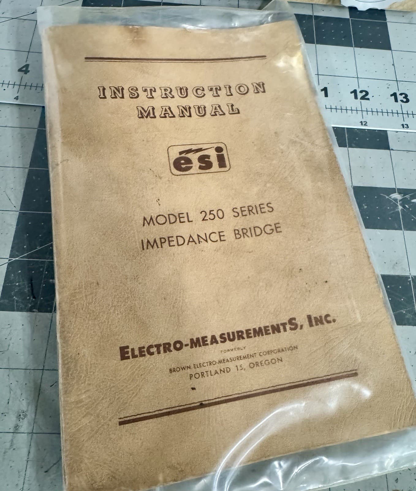 VINTAGE - ESI ELECTRO SCIENTIFIC INDUSTRIES IMPEDANCE BRIDGE 250-DA (BAL43) 4