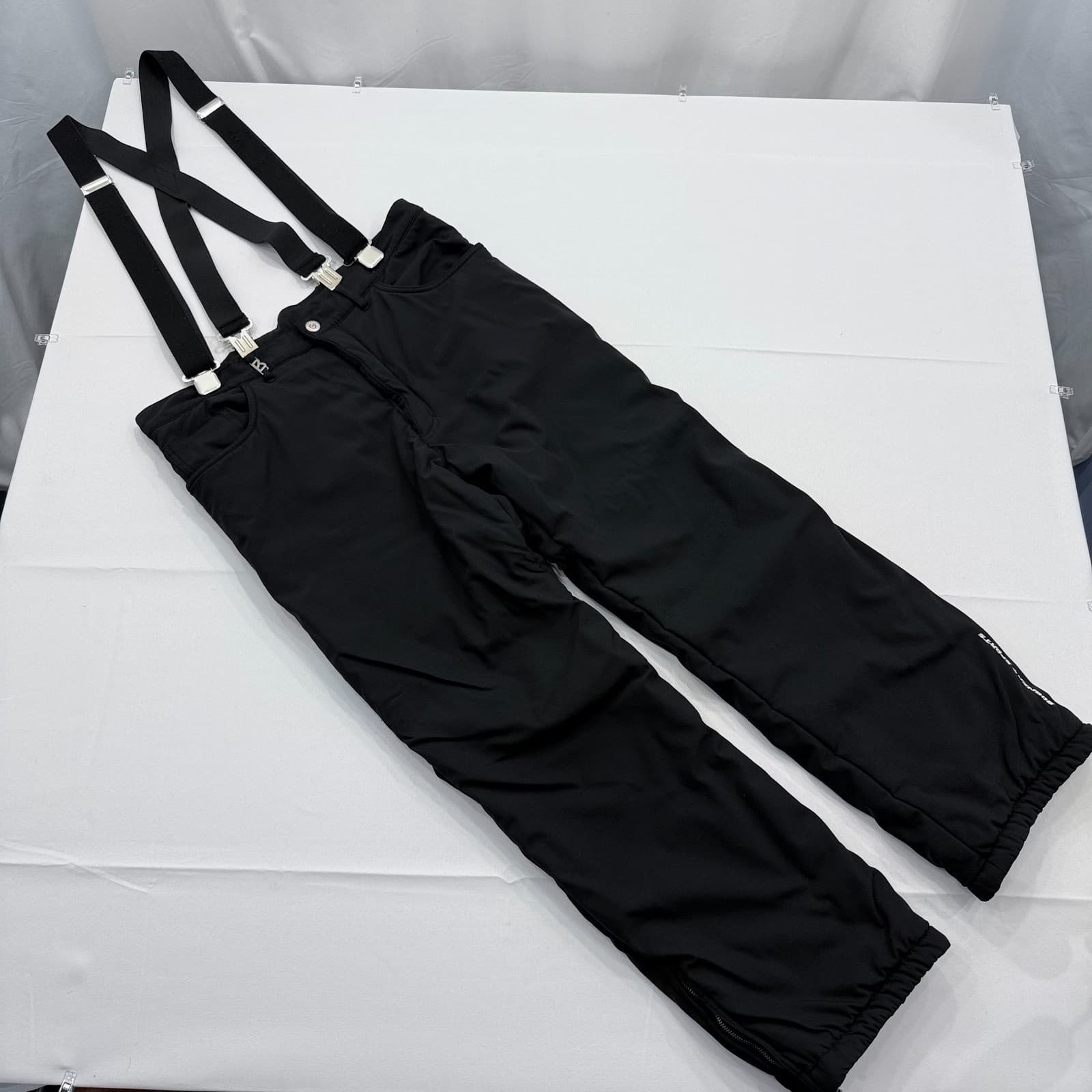 Bogner Sports Ski Snowboarding Insulated Pants Women's 34x29 Black Bib Straps 2