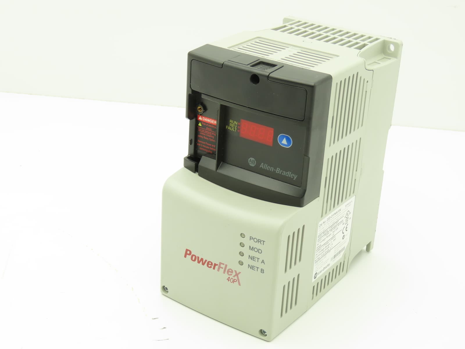 Allen Bradley 22D-D1P4N104 PowerFlex 40P VFD 3Ph 0.5Hp 460v 1.4A 500Hz 3