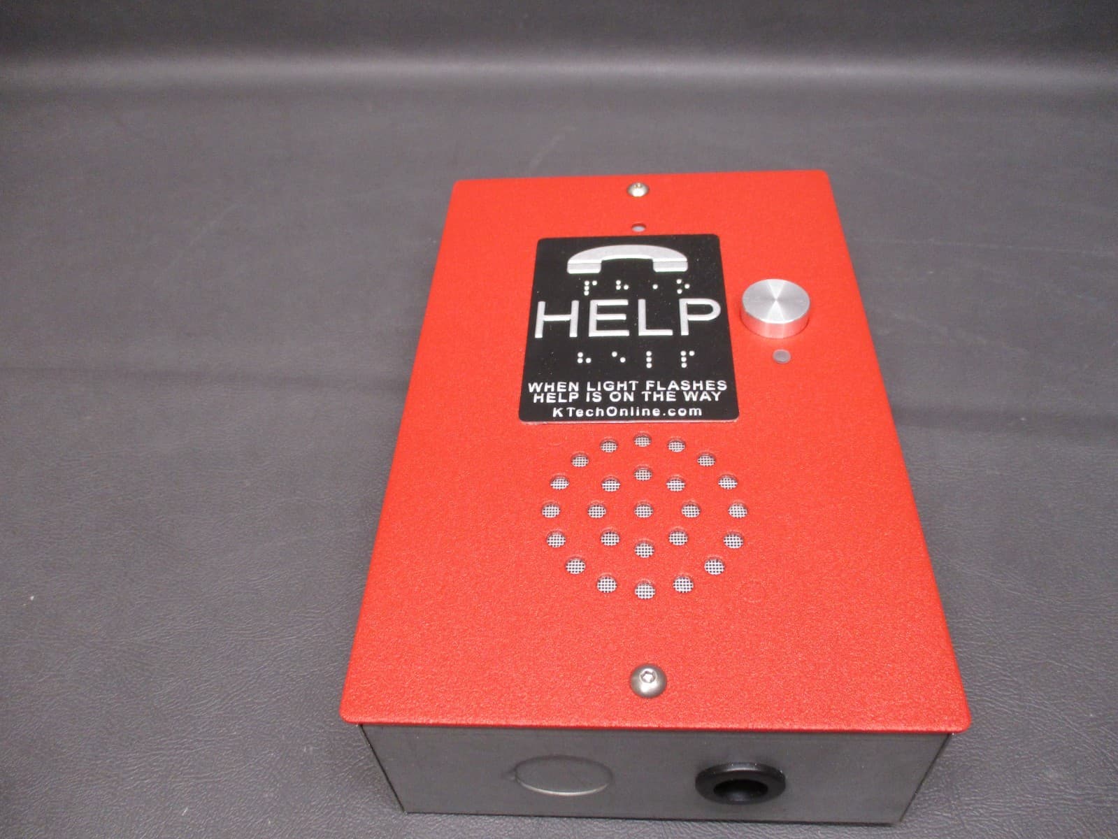 K-Tech ET901A-3 Elevator Emergency Help Phone With The Original Red Metal Box 2