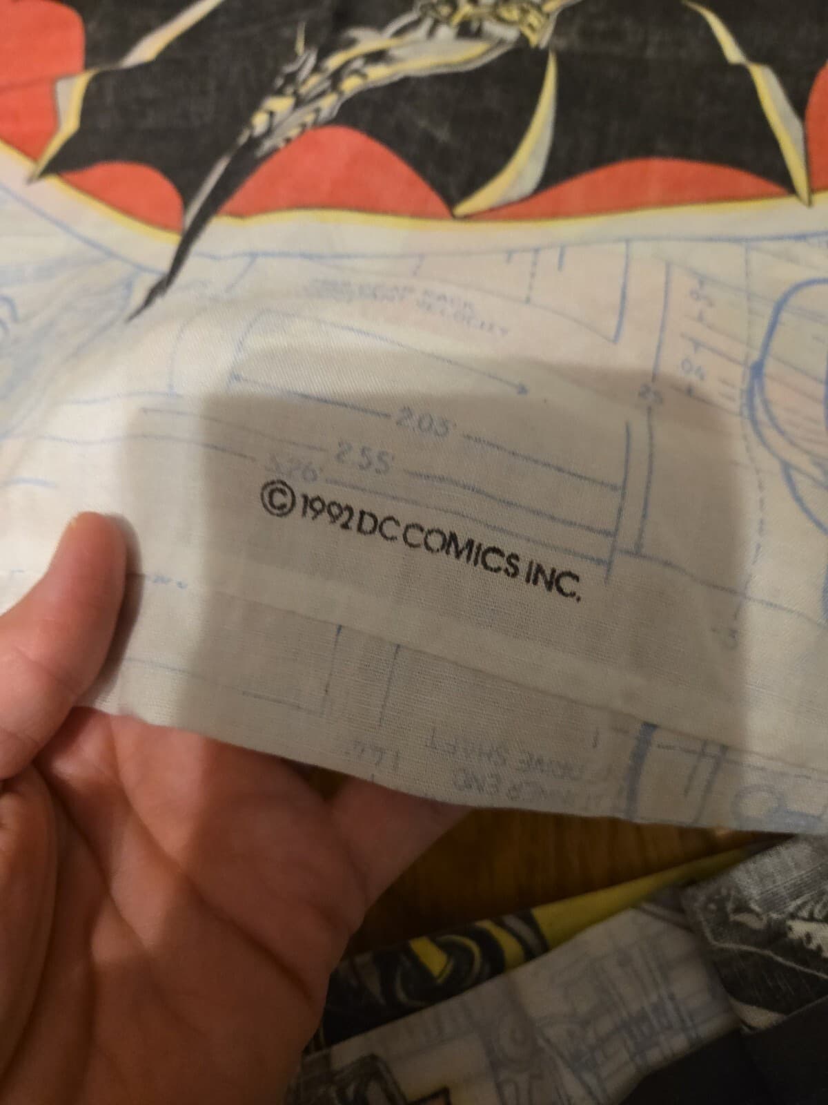 1992 dc comics batman returns twin sheet set 3