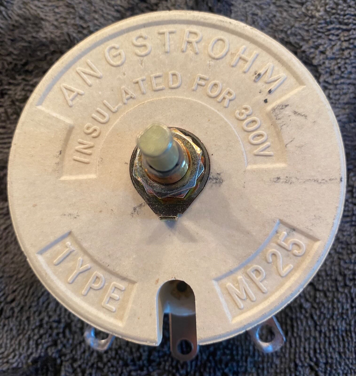 Angstrohm Insulated Wirewound Rheostat Potentiometer 5Ω Ohms 4.47 Amp