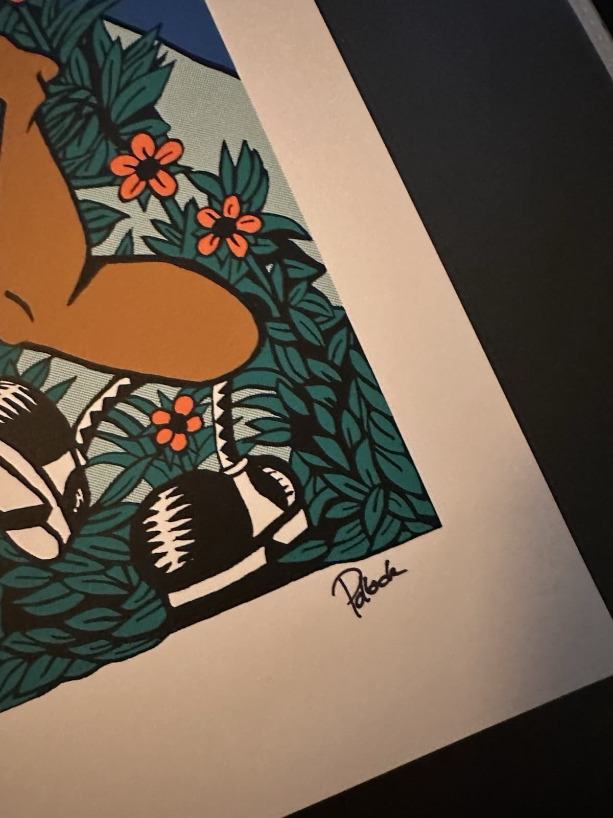 Phish Poster ALBANY S/N MAIN BLUE  ED x/1200 Print POLLOCK DIVIDED SKY Doodled 5