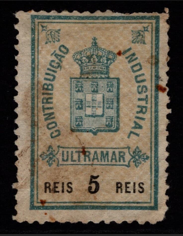 Cape Verde 1899 Industry Revenue 5R Used P12 - S35551