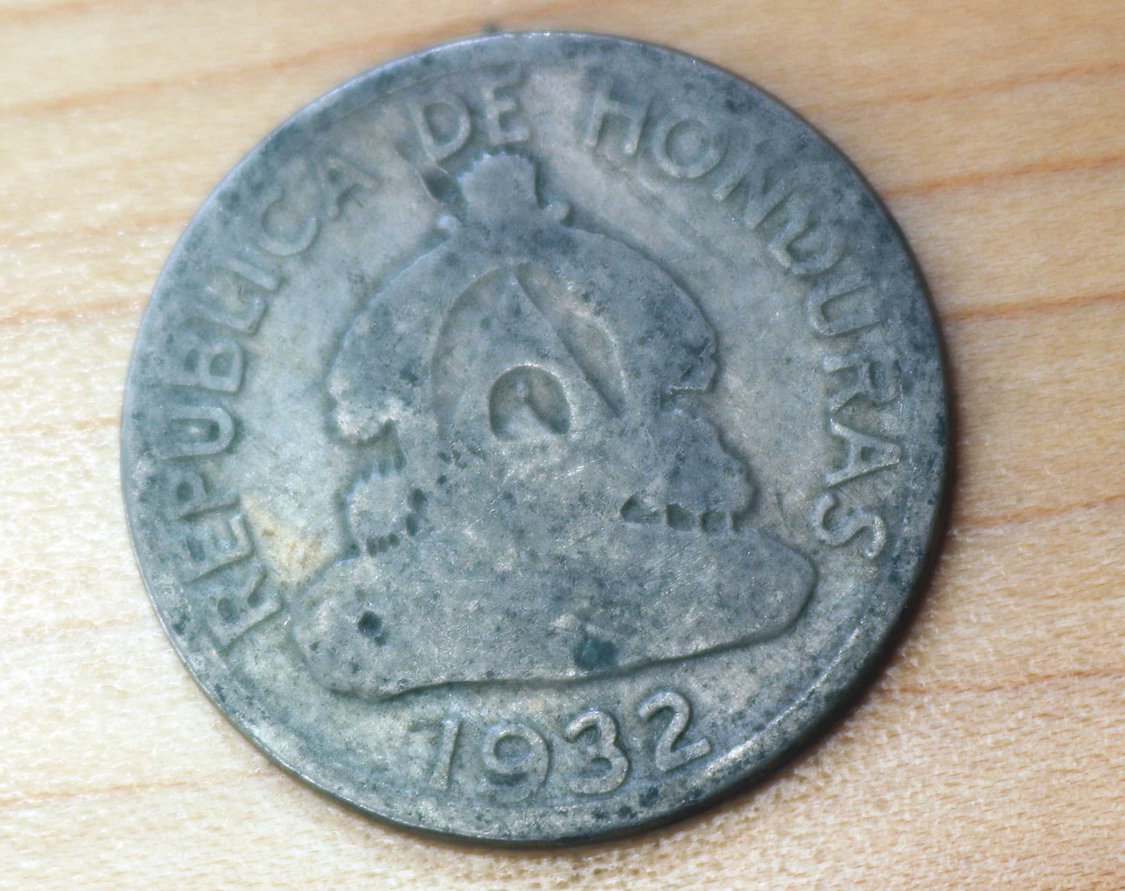 1932 Honduras 10 Centavos Philadelphia Mint 2