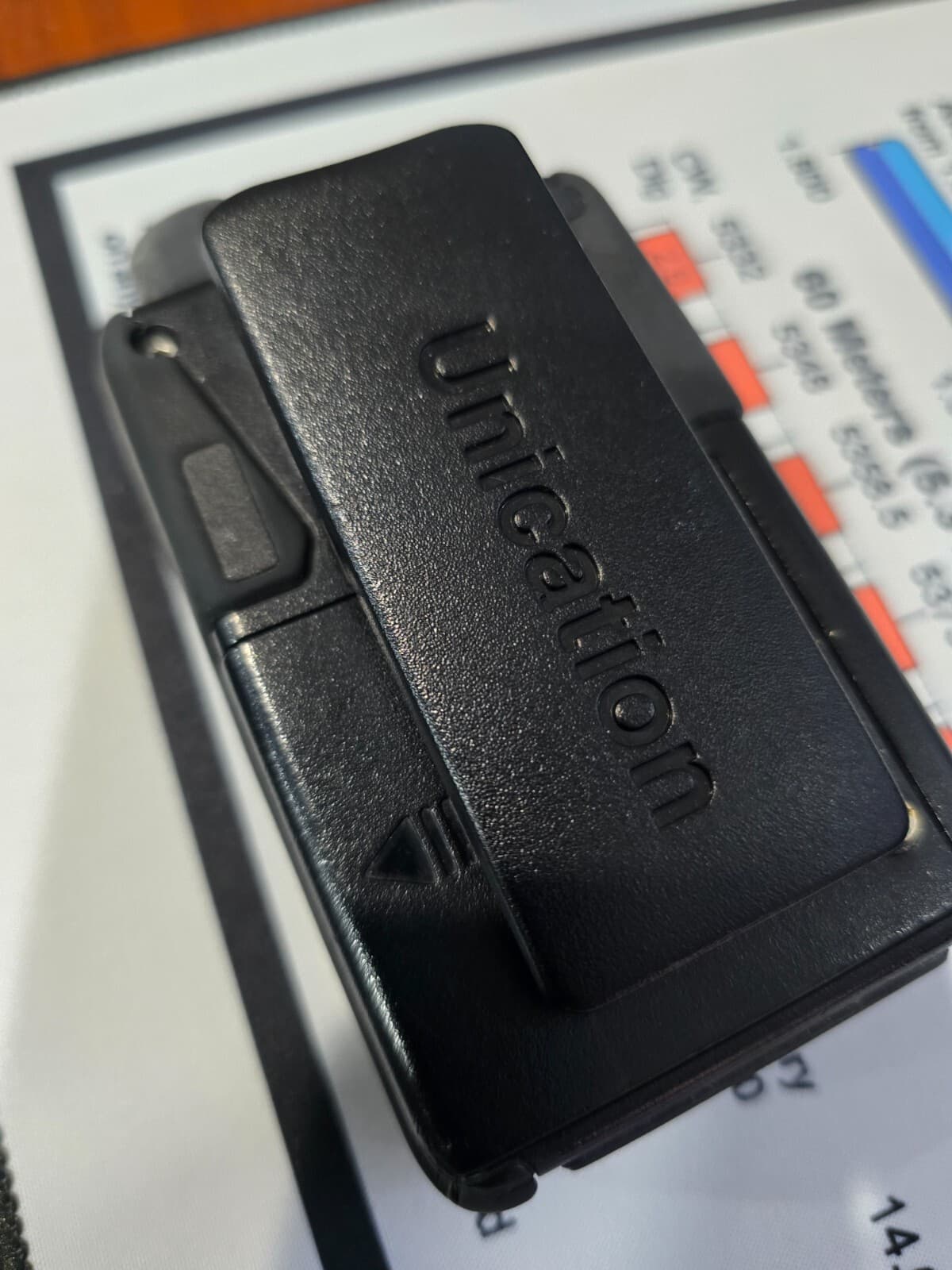 UNICATION G1 UHF PAGER RECEIVER w/ Charger and programmer  495-512 MHz USED 6