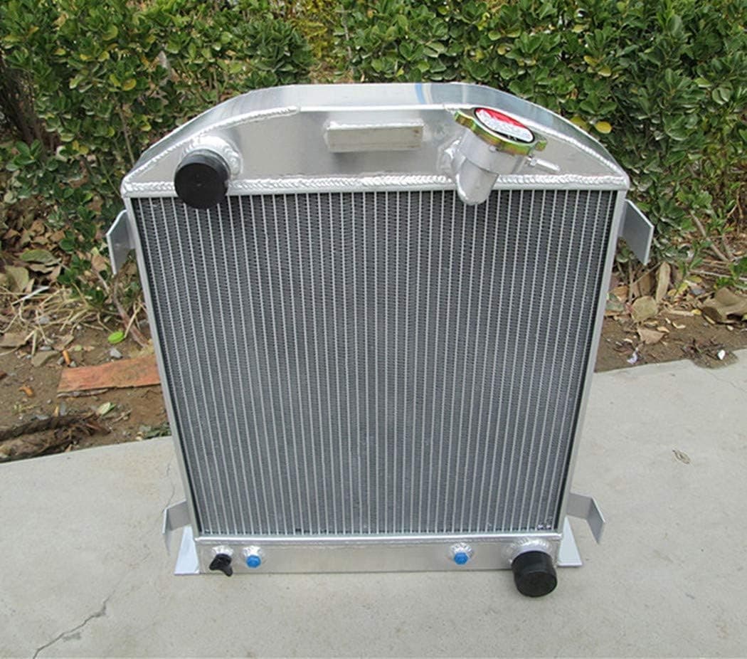 3 ROW Aluminum Radiator For 1932 FORD CHOPPED CHEVY ENGINE AT 32