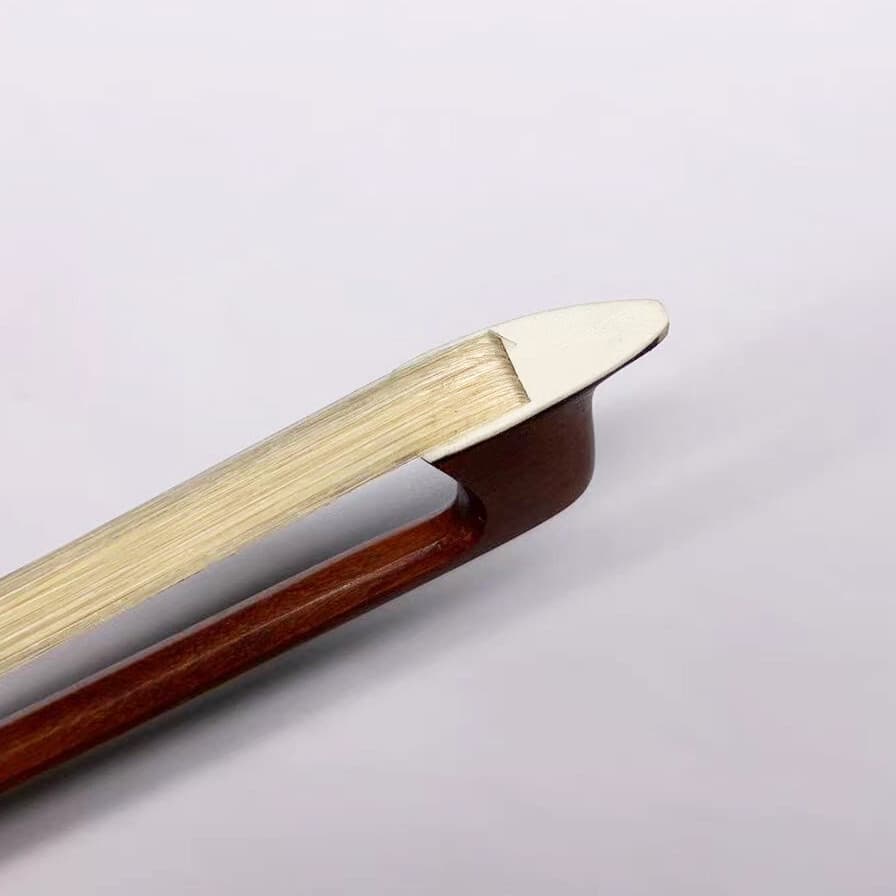 Mini Cello Bow 25.5cm Playable Nickel Silver frog Cello Pocket Bow 5