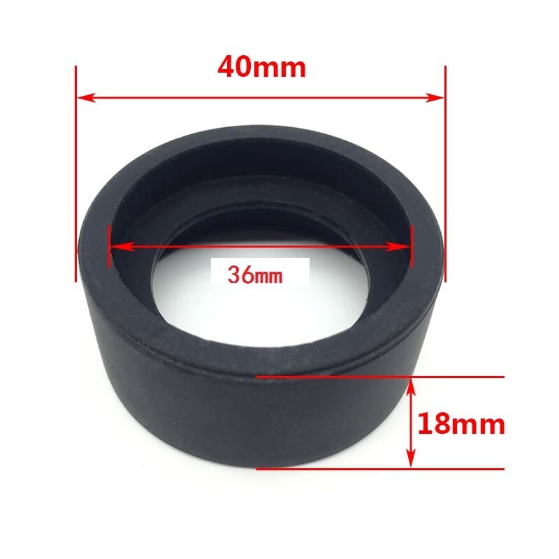 36mm Rubber Binoculars Eye Cups Eye Guard Eye Shield for Microscope Telescope 4