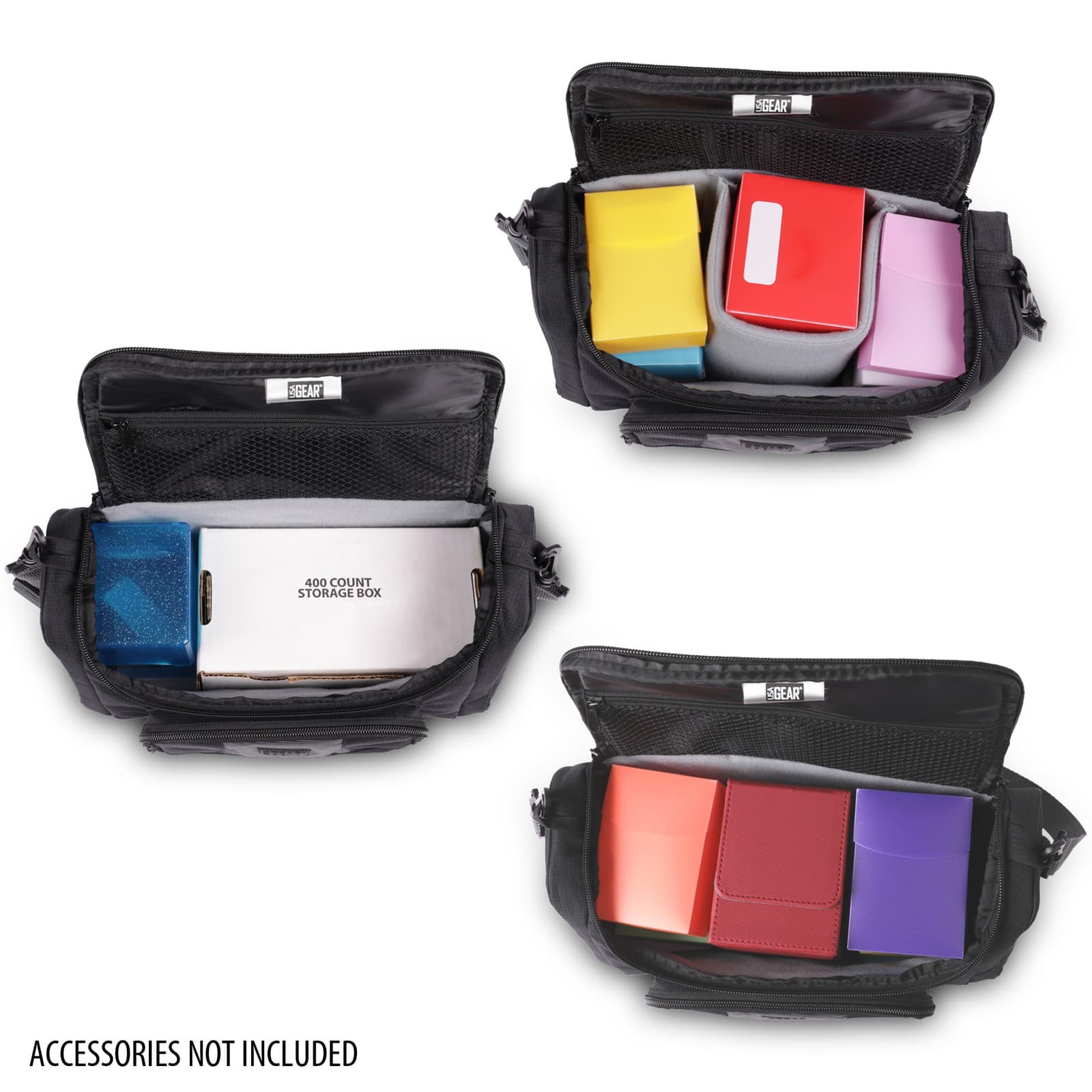 USA GEAR MTG Carrying Bag with Customizable Interior for Deck Boxes (Bag Only) 3