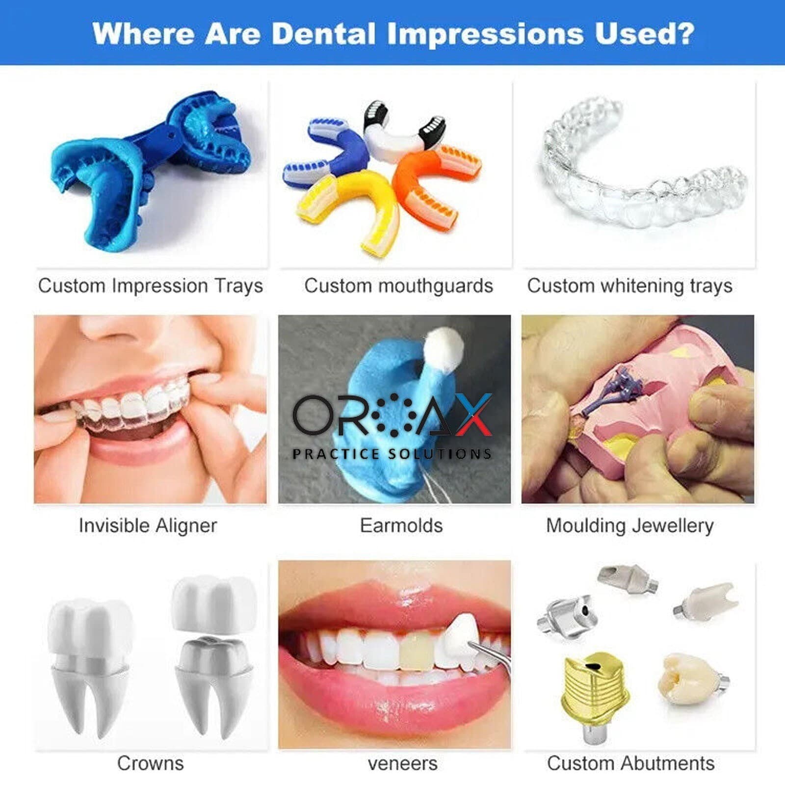 Dental Hydrophilic Firmer Teeth Impression Putty Custom Mold Firmer Teeth Putty 6