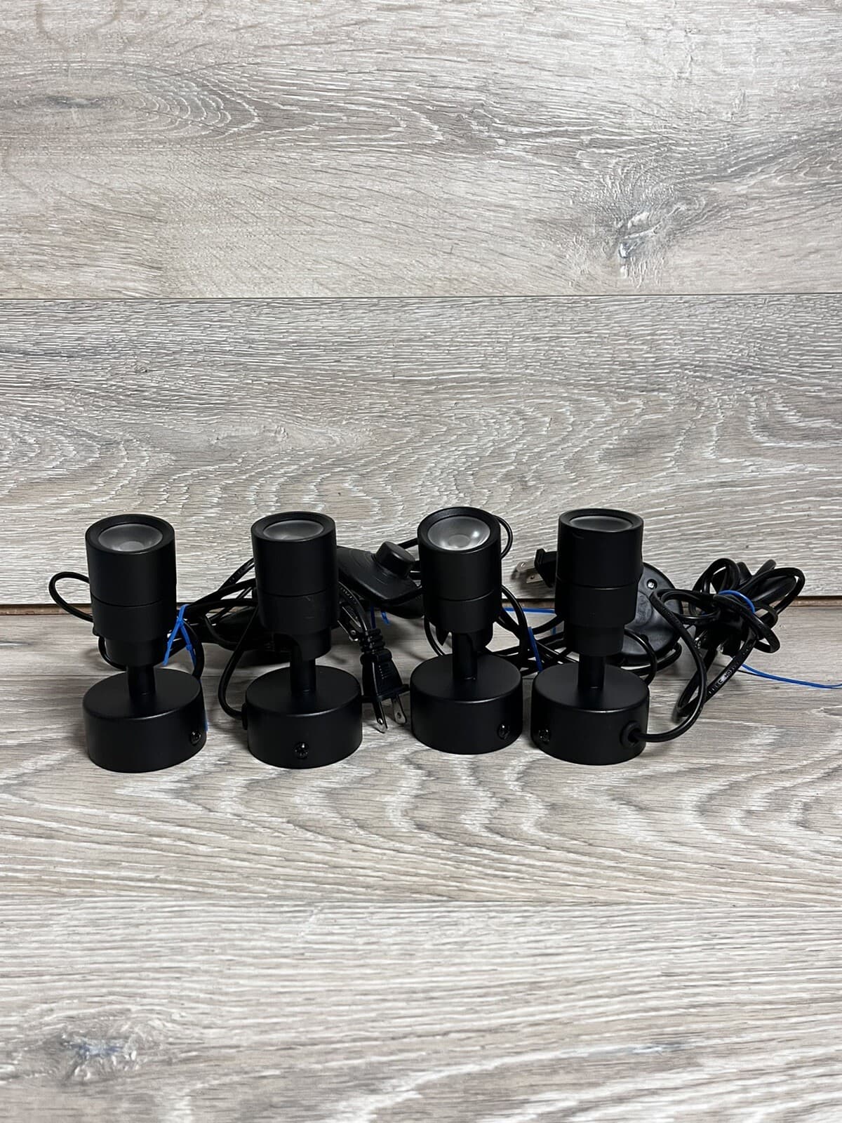 Indoor Spotlight for Plants Plug in 5W 500LM 120V Dimmable Accent Light 4 Pack