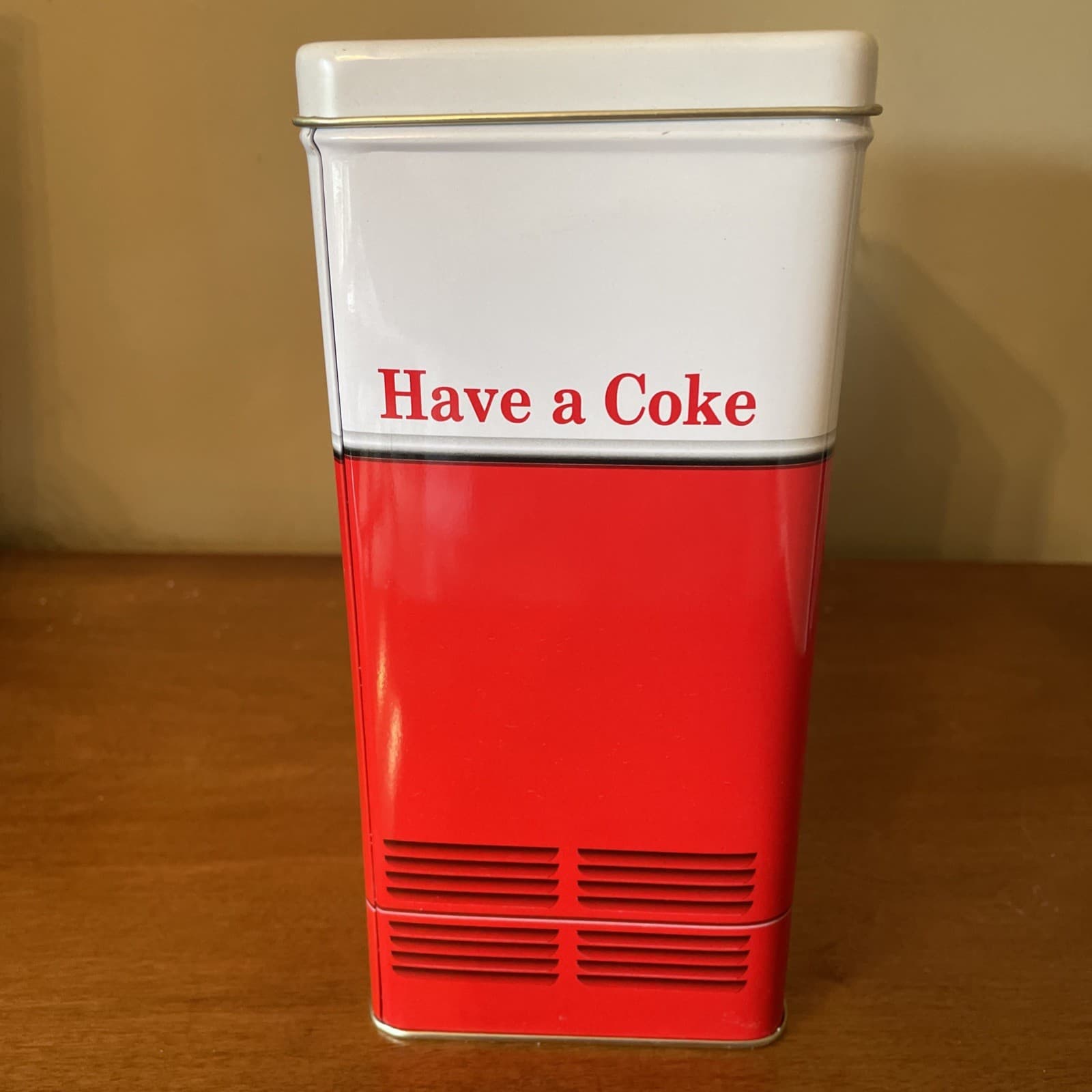 Vtg Coca-Cola Tin Lever Soda Machine Drink Coca-Cola In Bottles 8.5” X 6” X4” 4