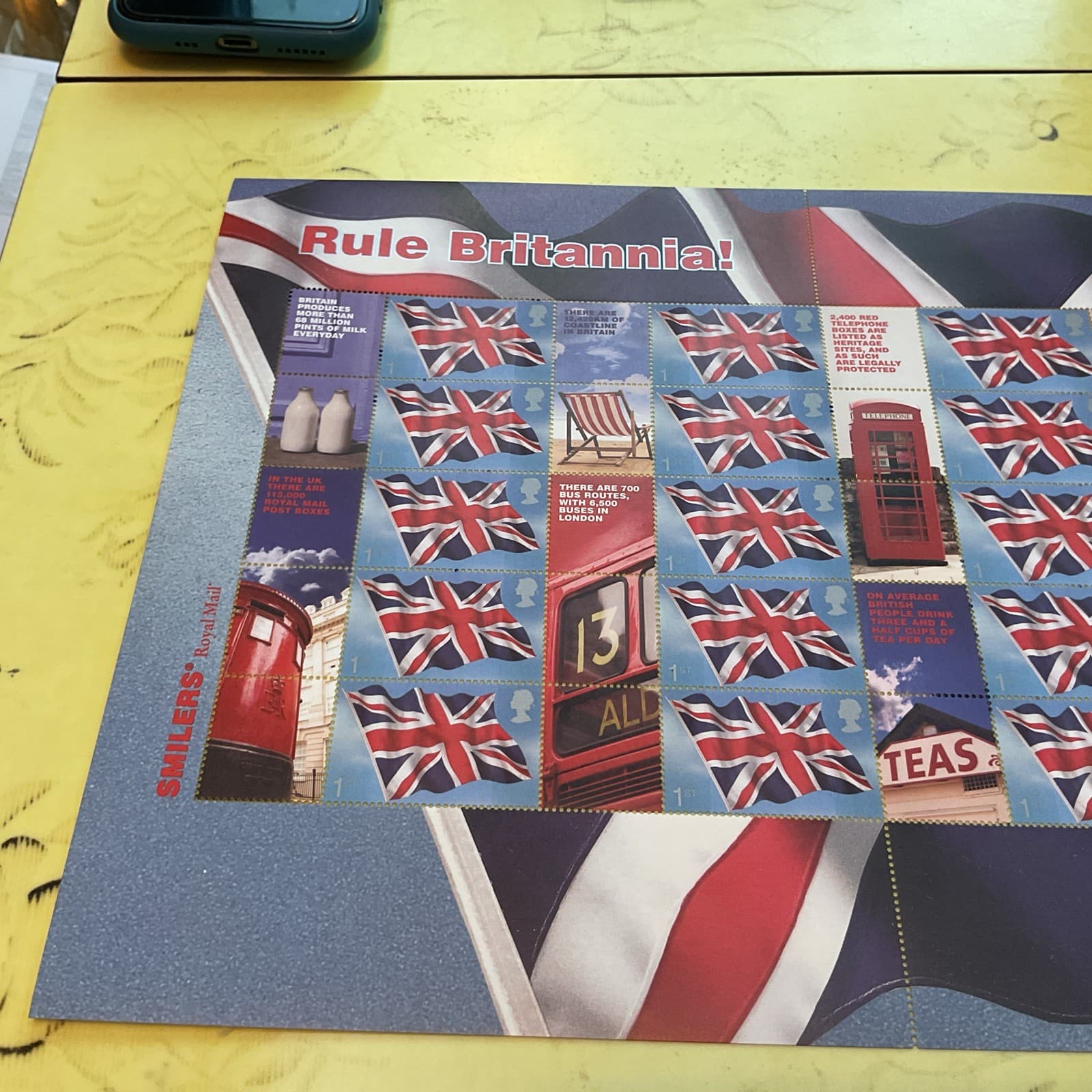 LS20 GB 2004 Rule britannia! Smiler sheet UNMOUNTED MINT/MNH 2