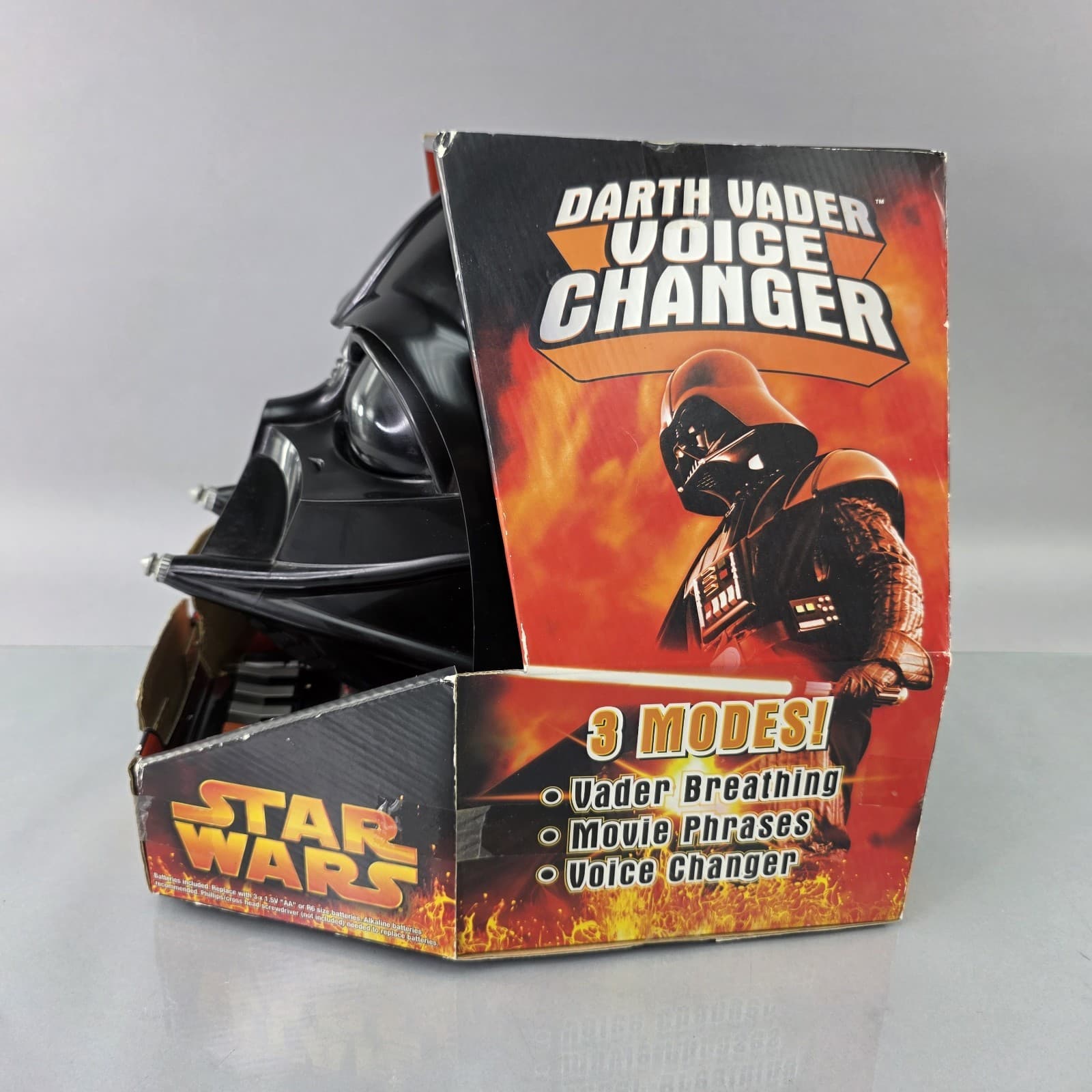 Star Wars Darth Vader Voice Changer Helmet Mask Electronic Hasbro 2005 2