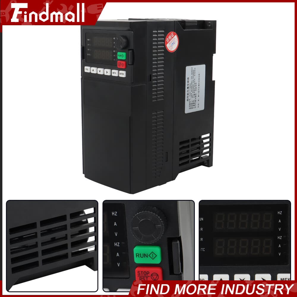 CNC 1 To 3 Phase 7.5KW 10HP 220V Variable Frequency Drive Inverter VFD VSD 6