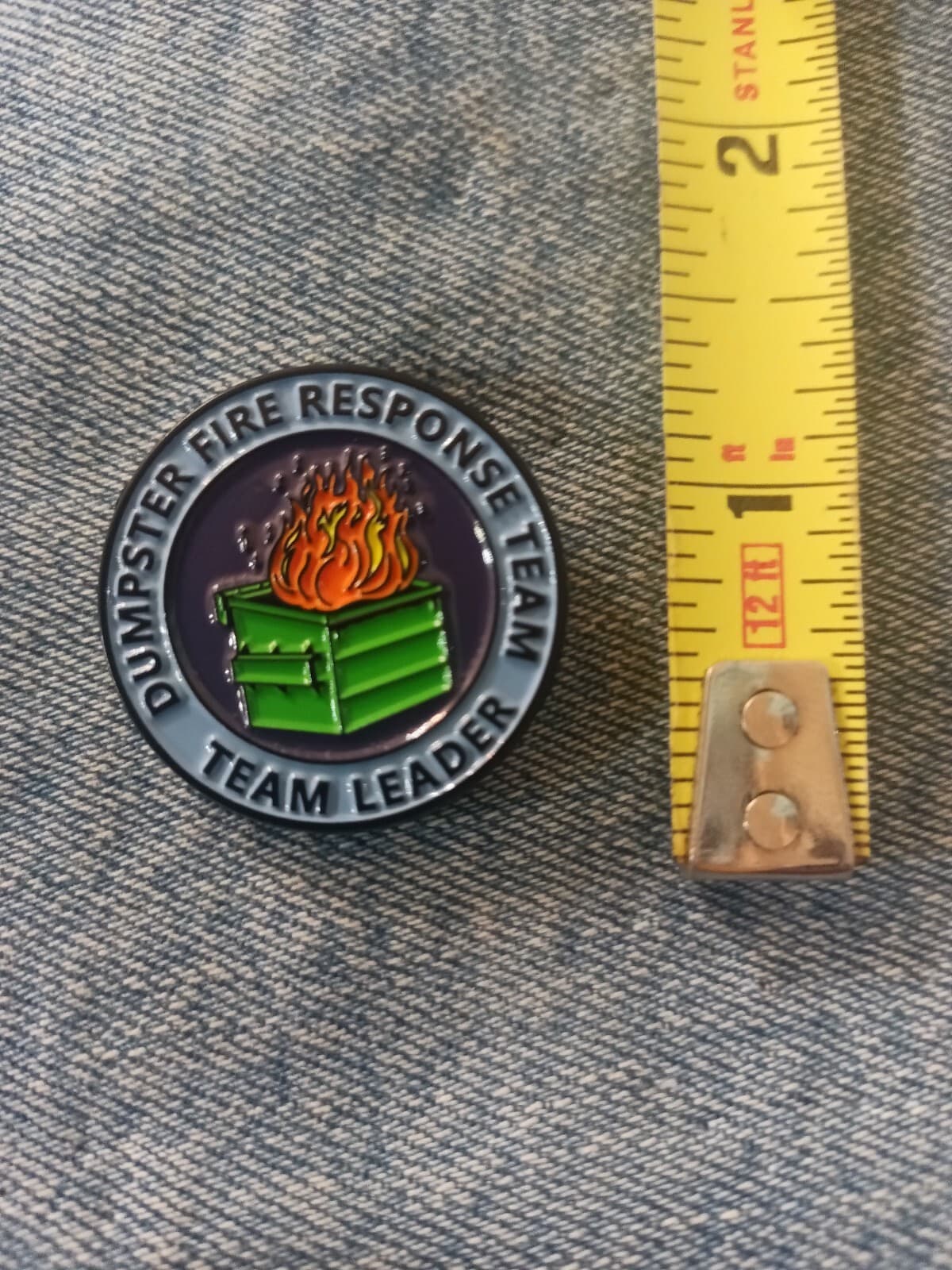 DUMPSTER FIRE RESPONSE TEAM- ENAMEL PIN-SHIP ALL THE PINS YOU BUY FOR $4.99 2
