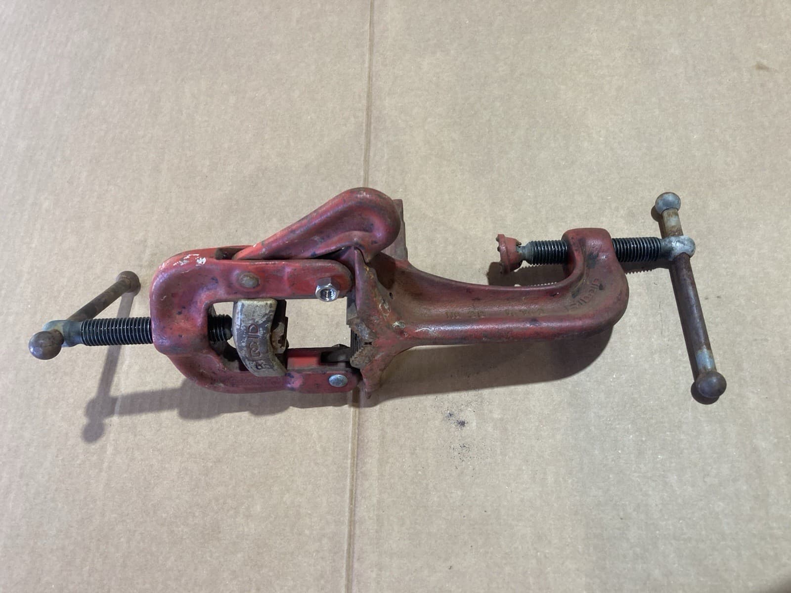RIDGID No. 38 Clamp On Pipe Vise Clamp. The Ridge Tool Co. 1/8-2 2