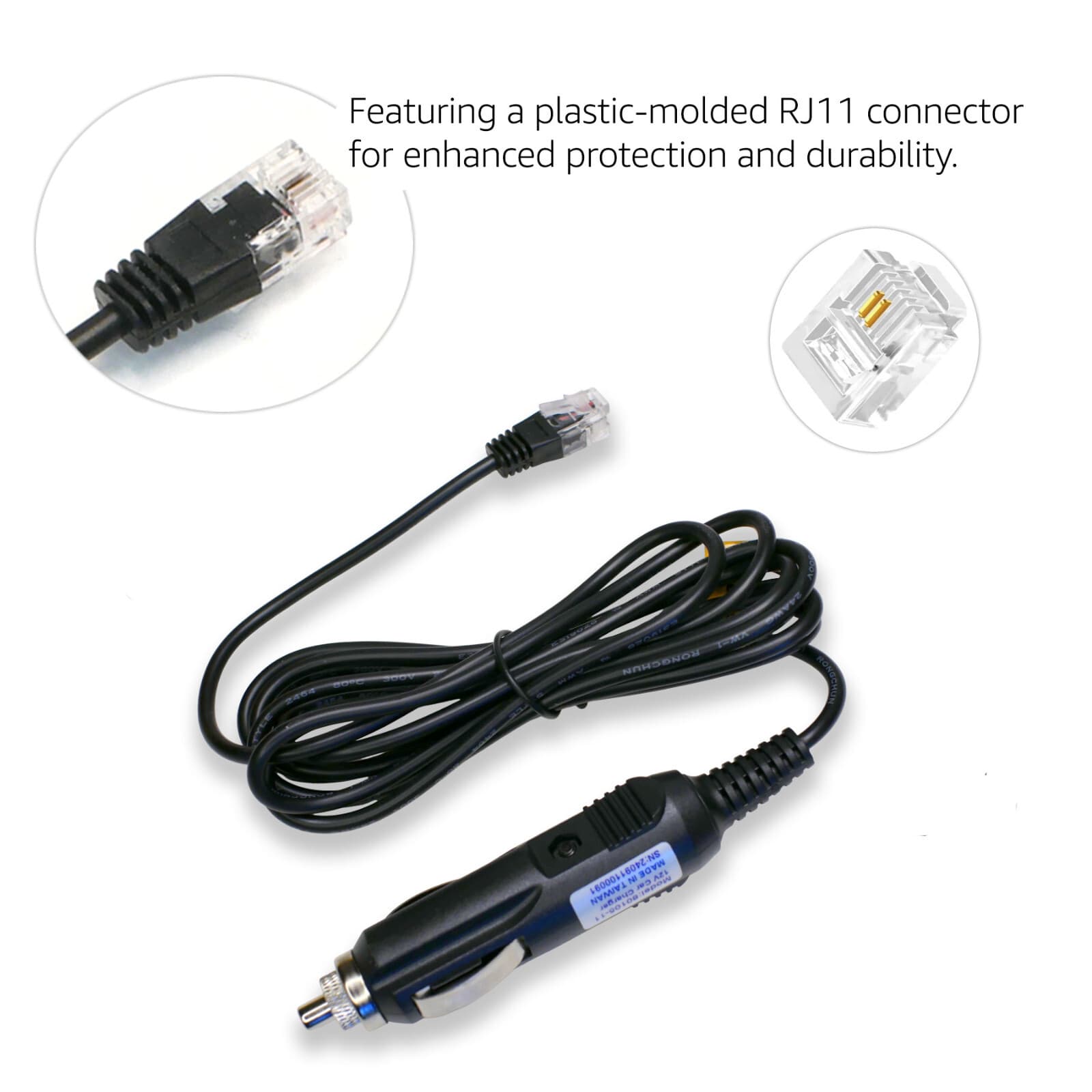 Car Power Cord Cable for Escort Passport 8500 X50 9500IX 7500IS Redline 360c MAX 2