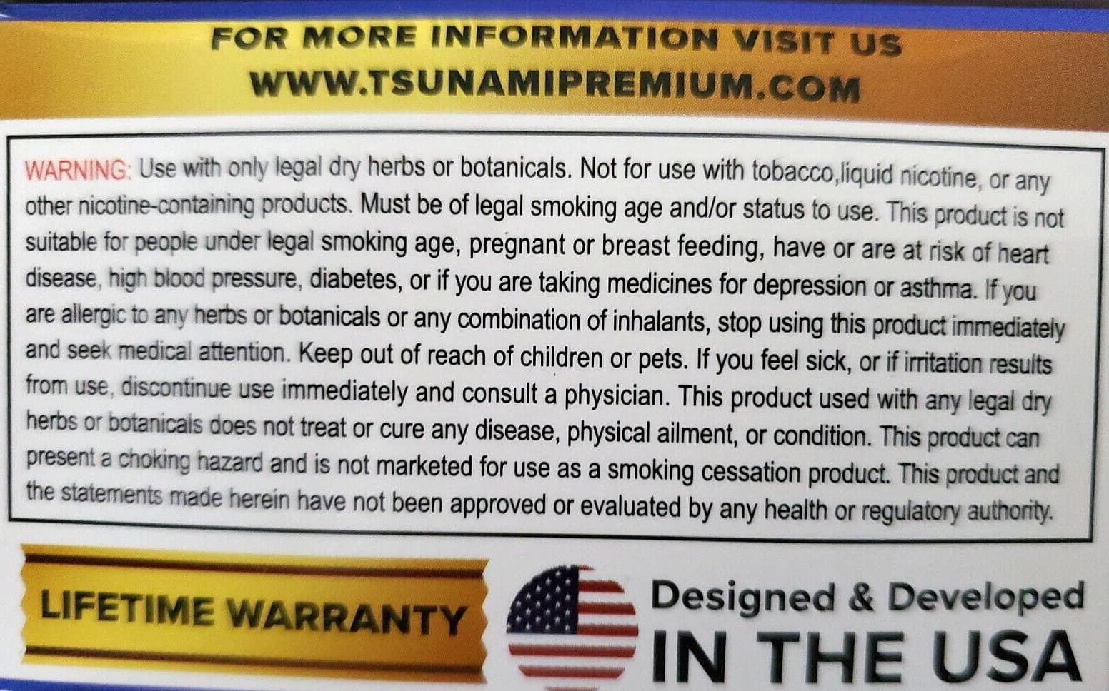 Tsunami Herb Grinder 75mm Blue 6