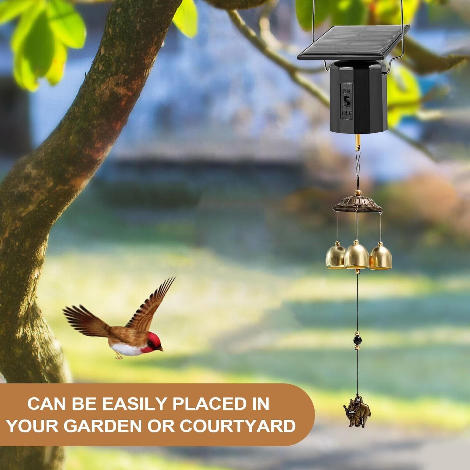 Wind Spinner Motor Solar Energy Rotating Motor for Garden Spinners Wind spinner  2