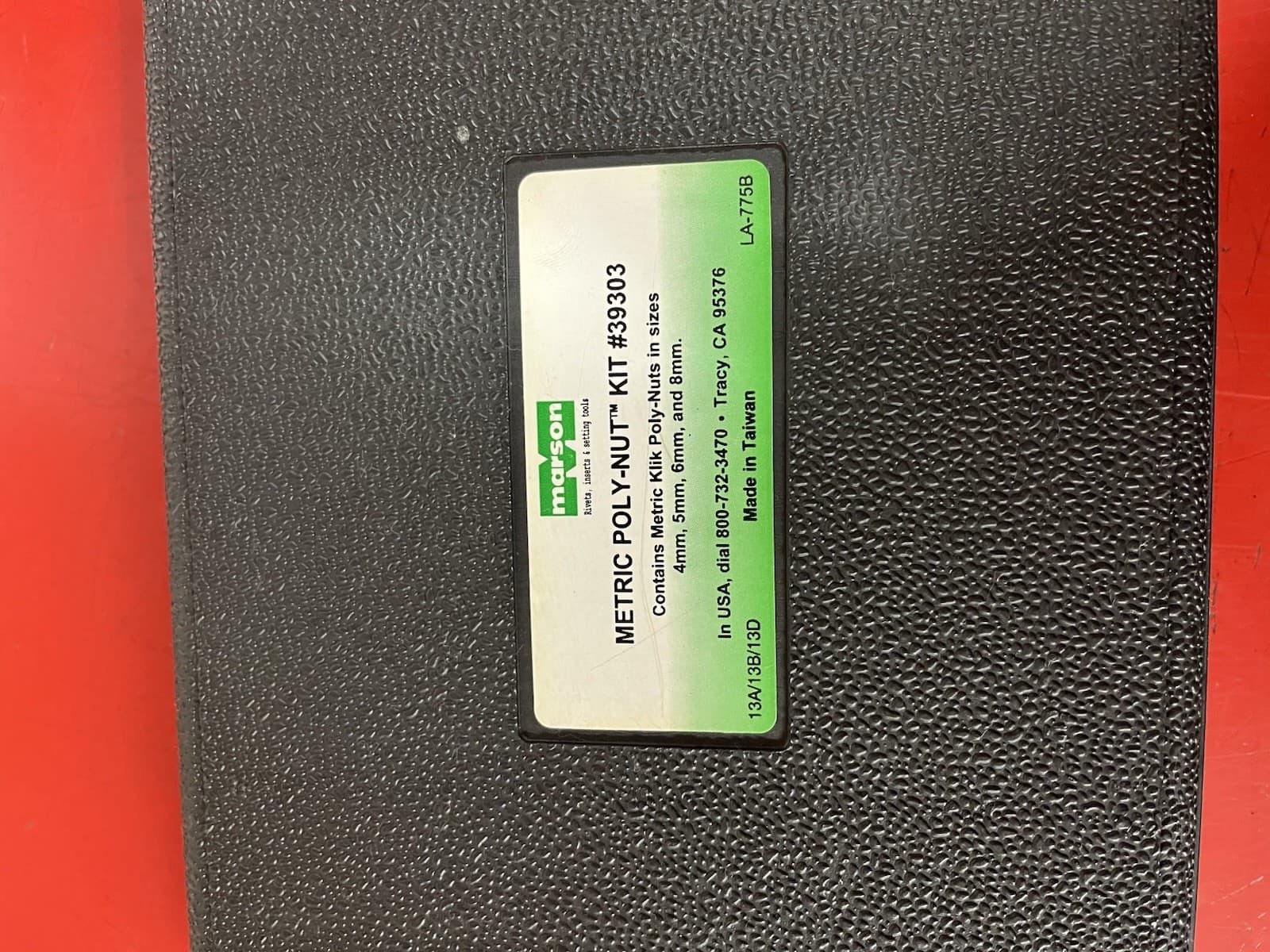 Marson 39303 Metric Poly-Nut Set 6