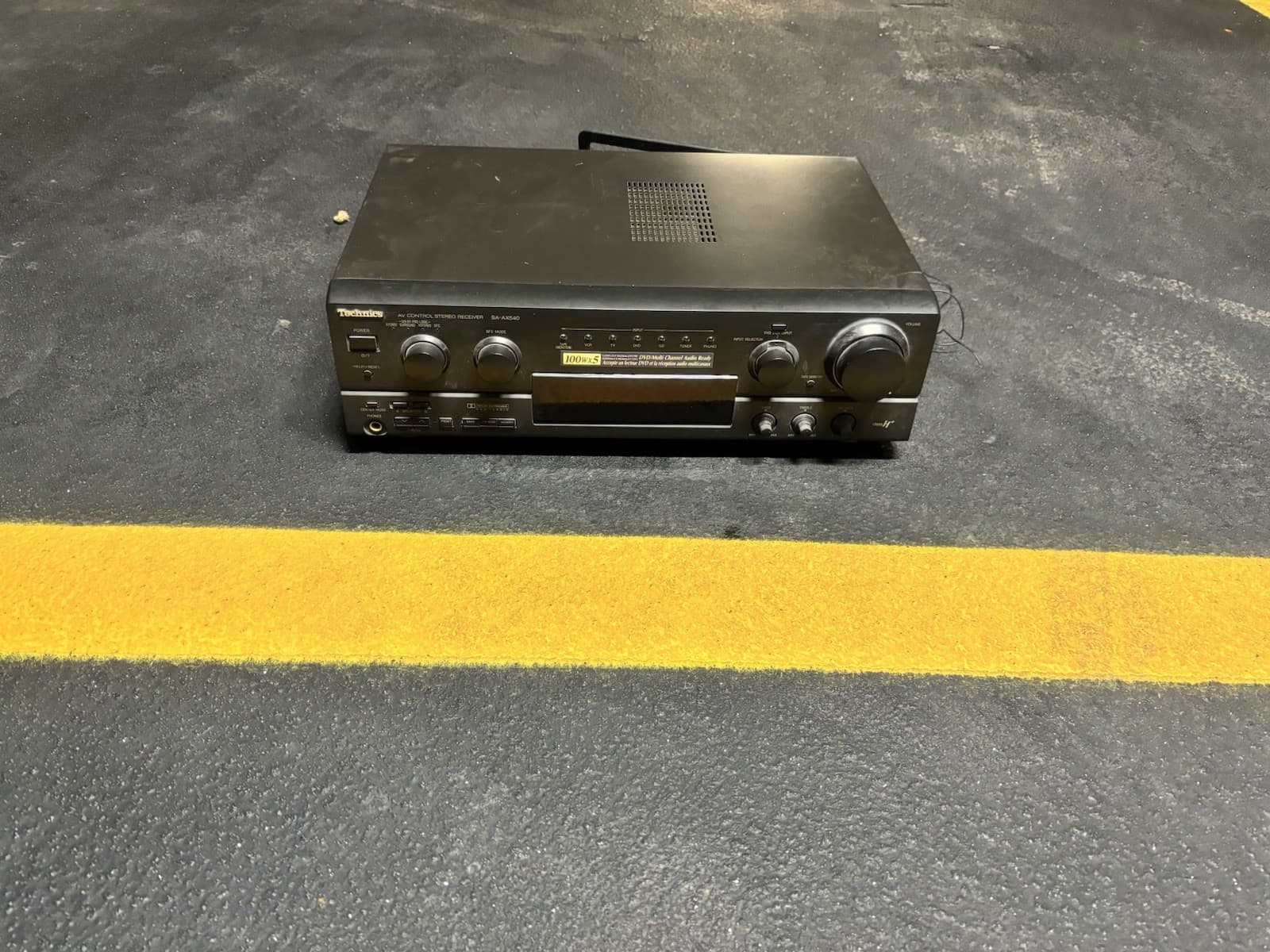 Technics AV CONTROL STEREO RECEIVER SA-AX540 Tested Fully Functional