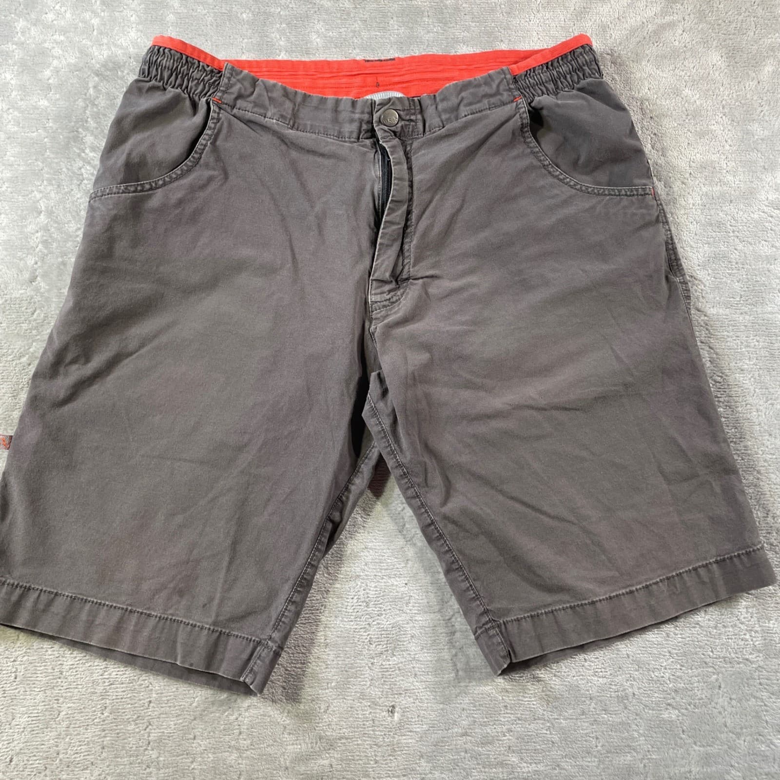 Rab Shorts Mens 34 Gray 10" Hiking Outdoor Utility Pockets Performance