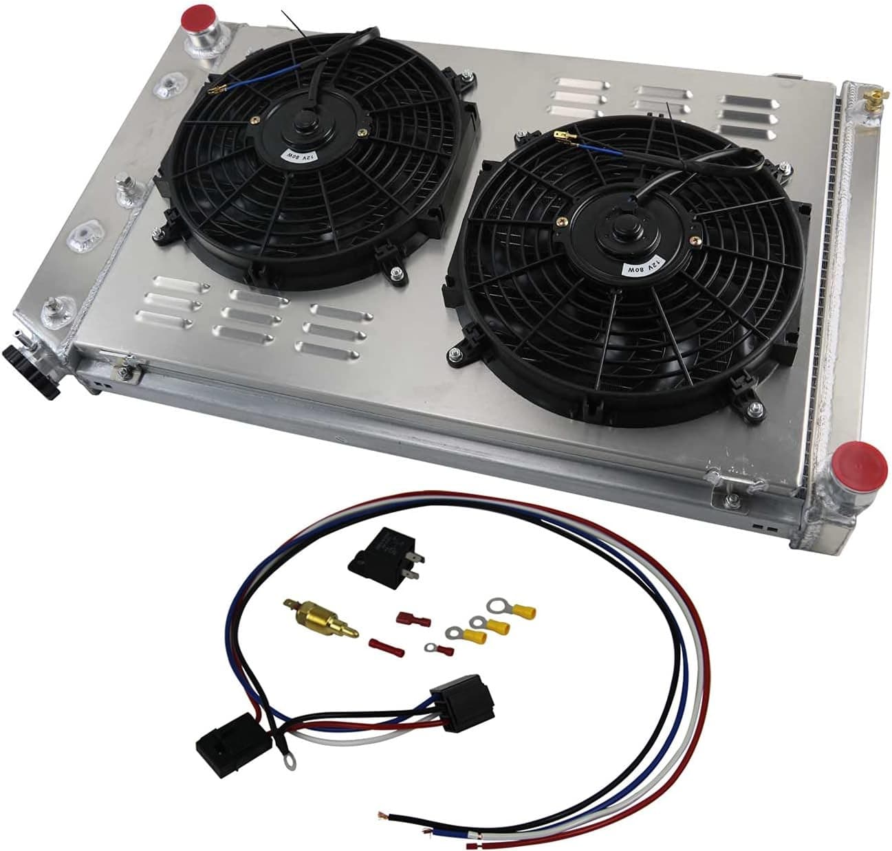 4 Row G Body Aluminum Radiator Compatible for 1982-1987 Chevrolet El Camino 3