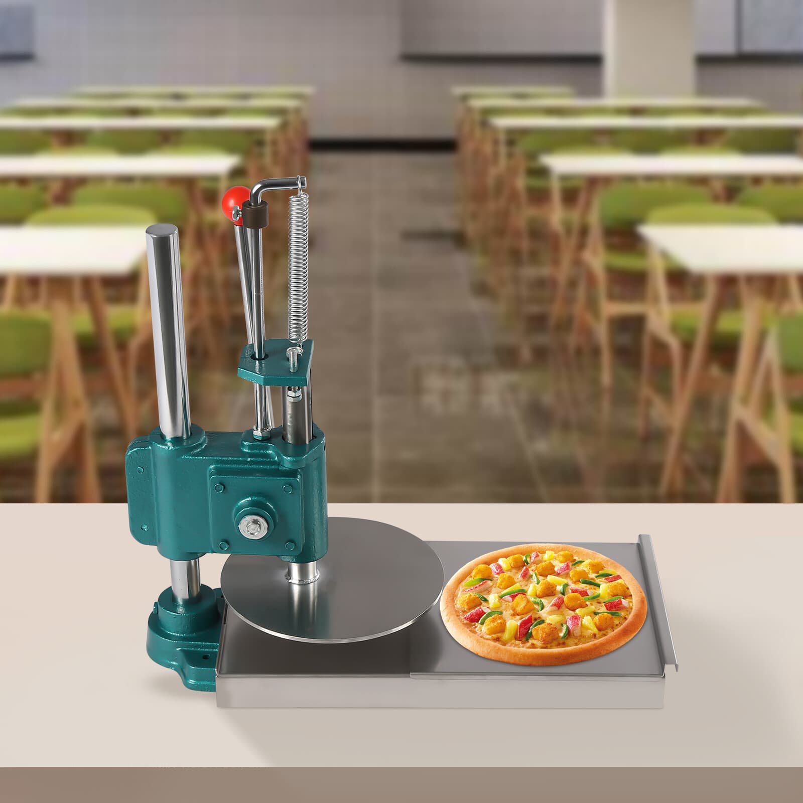 Thickness Adjustable Manual Pizza Dough Pancake Press Flour Tortilla Machine 4