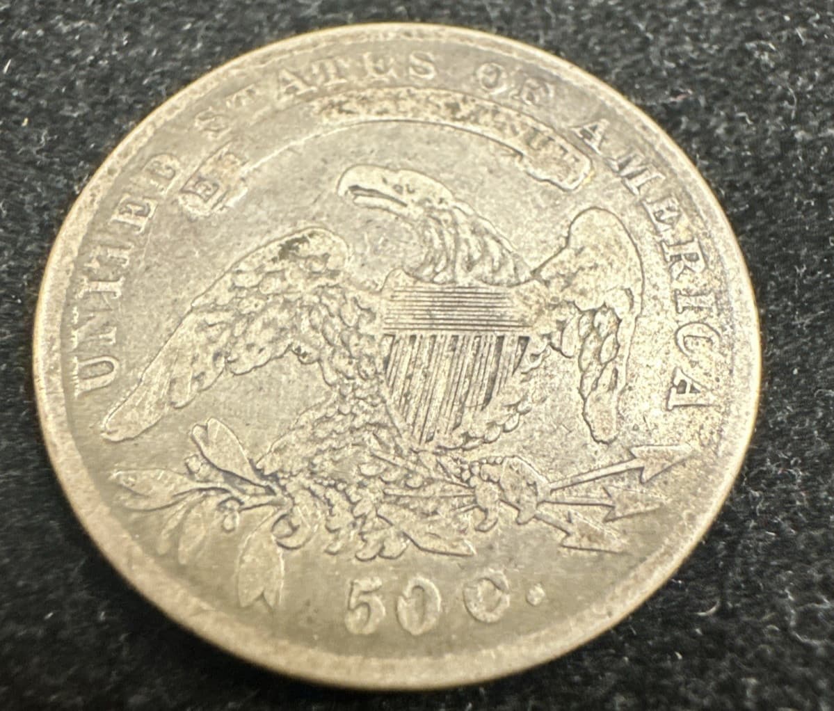 1834 Capped Bust Silver Half Dollar 2