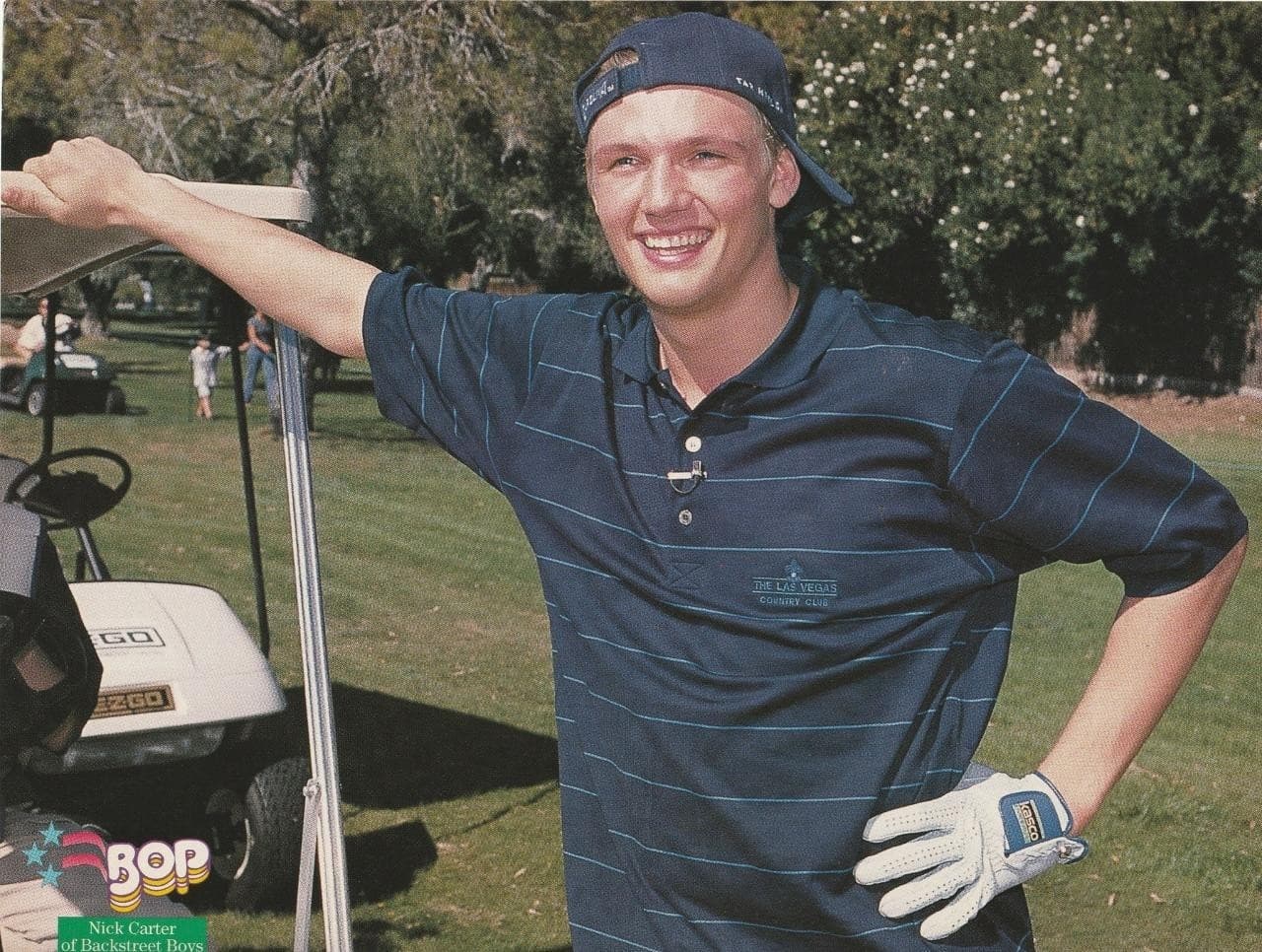 JC Chasez Justin Timberlake Nsync teen pinup clipping barefoot shirtless pool 2