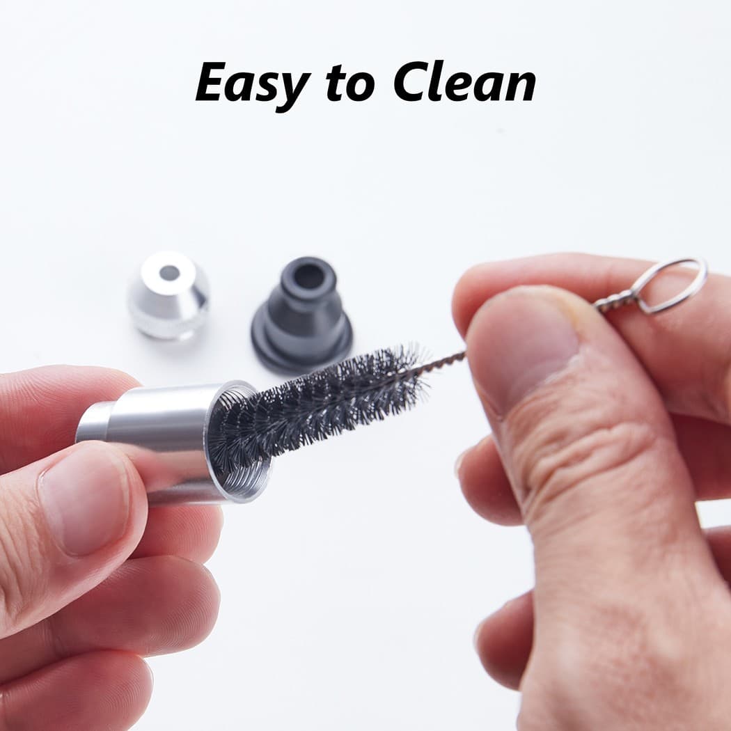 6 Pc Sneak a Toke Mini One Hitter Metal Tobacco Portable Smoking Pipe With Tools 4