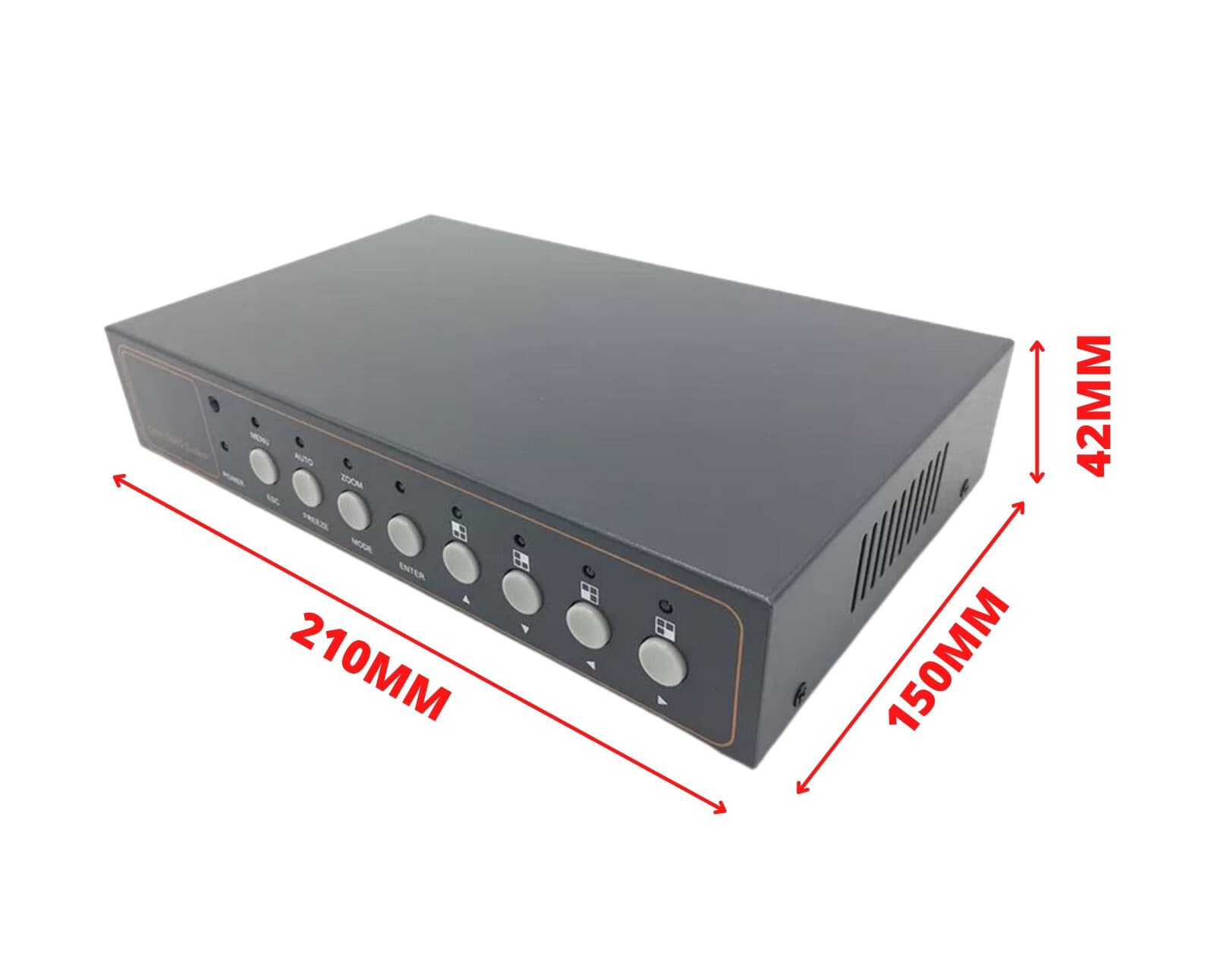 8 Channel Analog Video Multiplexer Quad Processor Screen Splitter 4