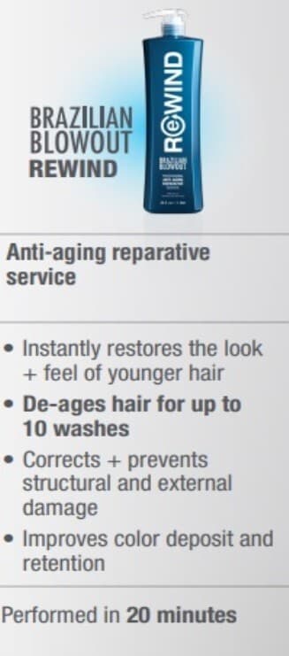 Brazilian Blowout Rewind Anti Aging Reparative Salon Treatment 12 oz 3
