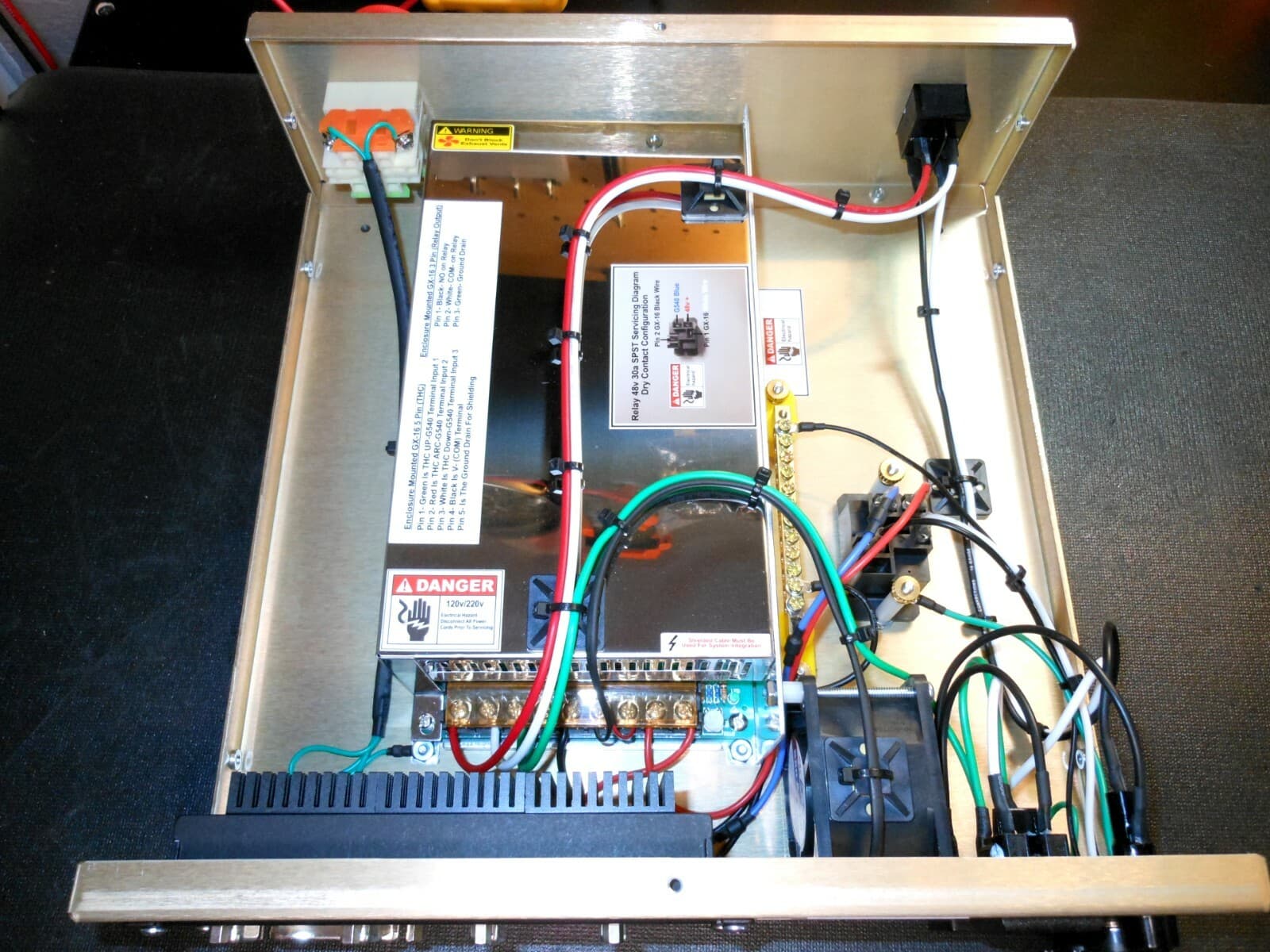 Gecko G540 REV2  Plasma System 48v 12.5a 4 300oz 3.5A Steppers & Proma THC 150   3