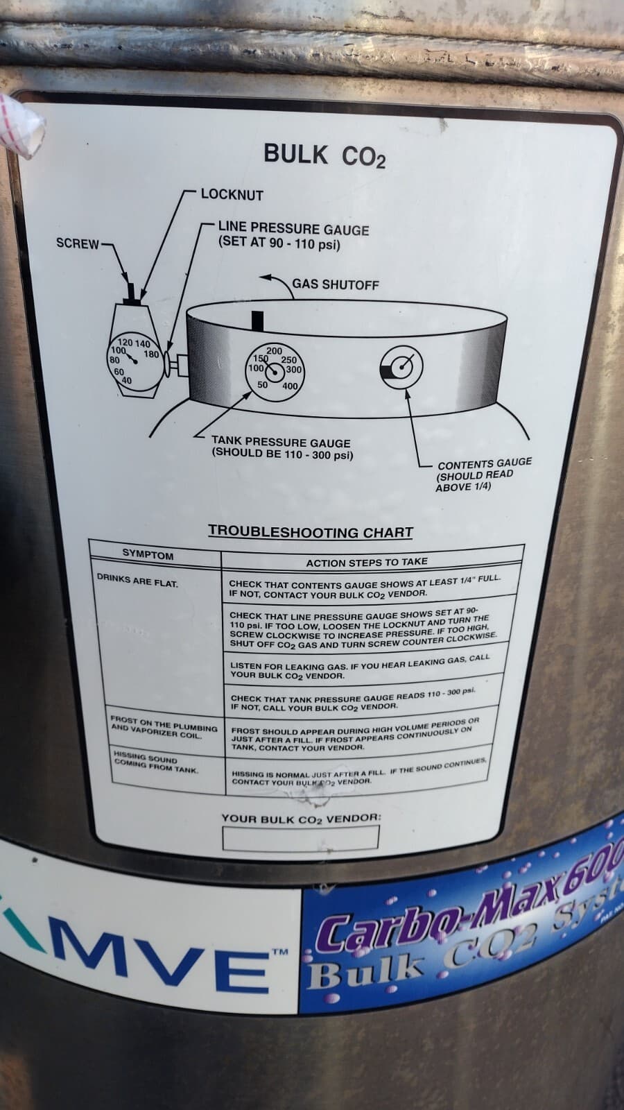 Carbo-Max 600 High Flow Bulk Co2 Tank Soda/Draft Beer Carbonation System 3