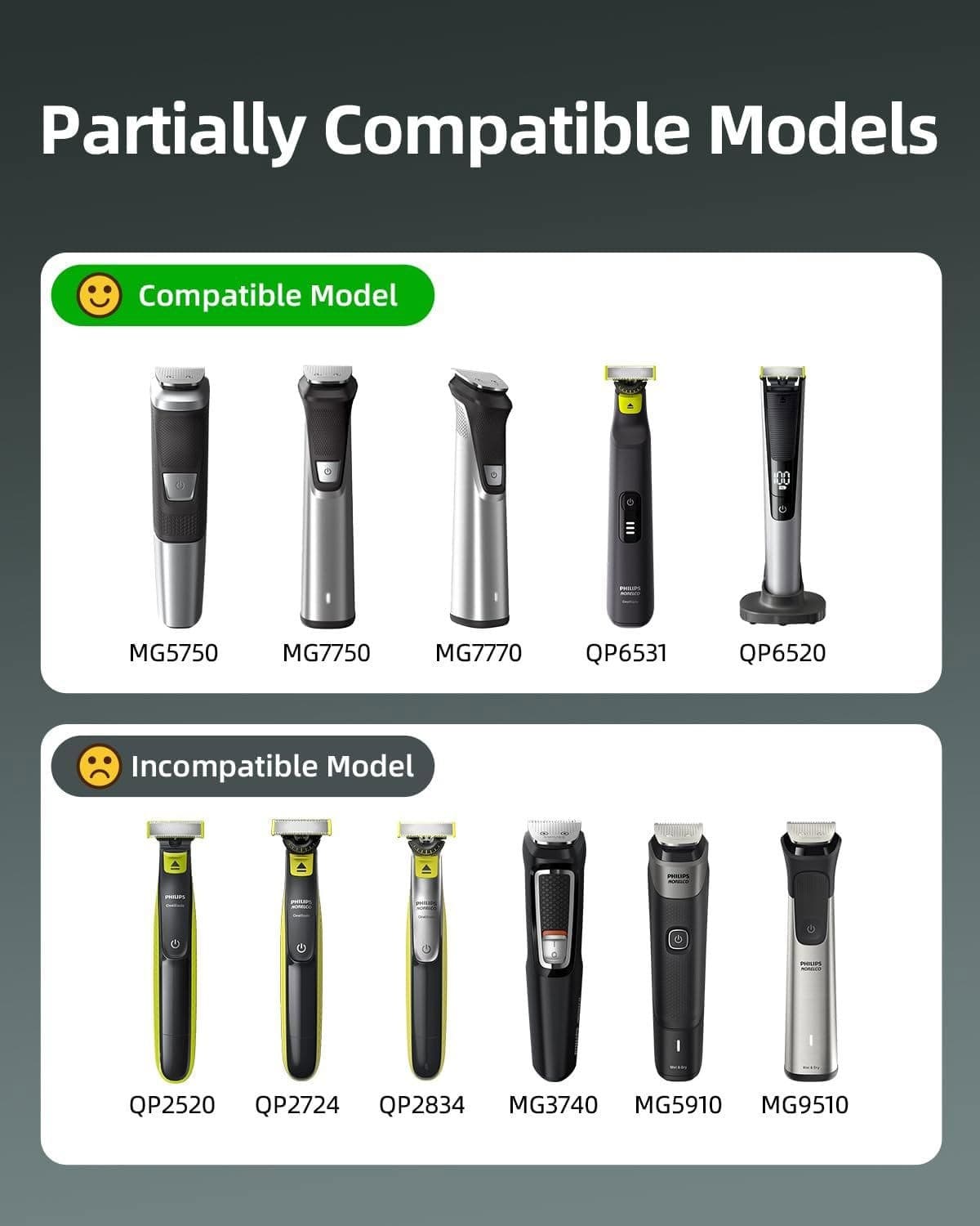 Charger Cord For Philips Norelco HQ8505 9000 7000 5000 3000 Series Power Supply 3